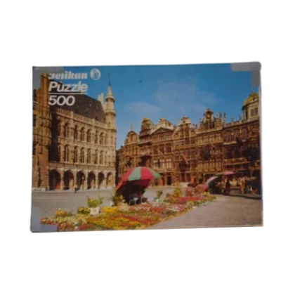 Pelikan Puzzle 500 Teile Marktplatz Brüssel Belgien