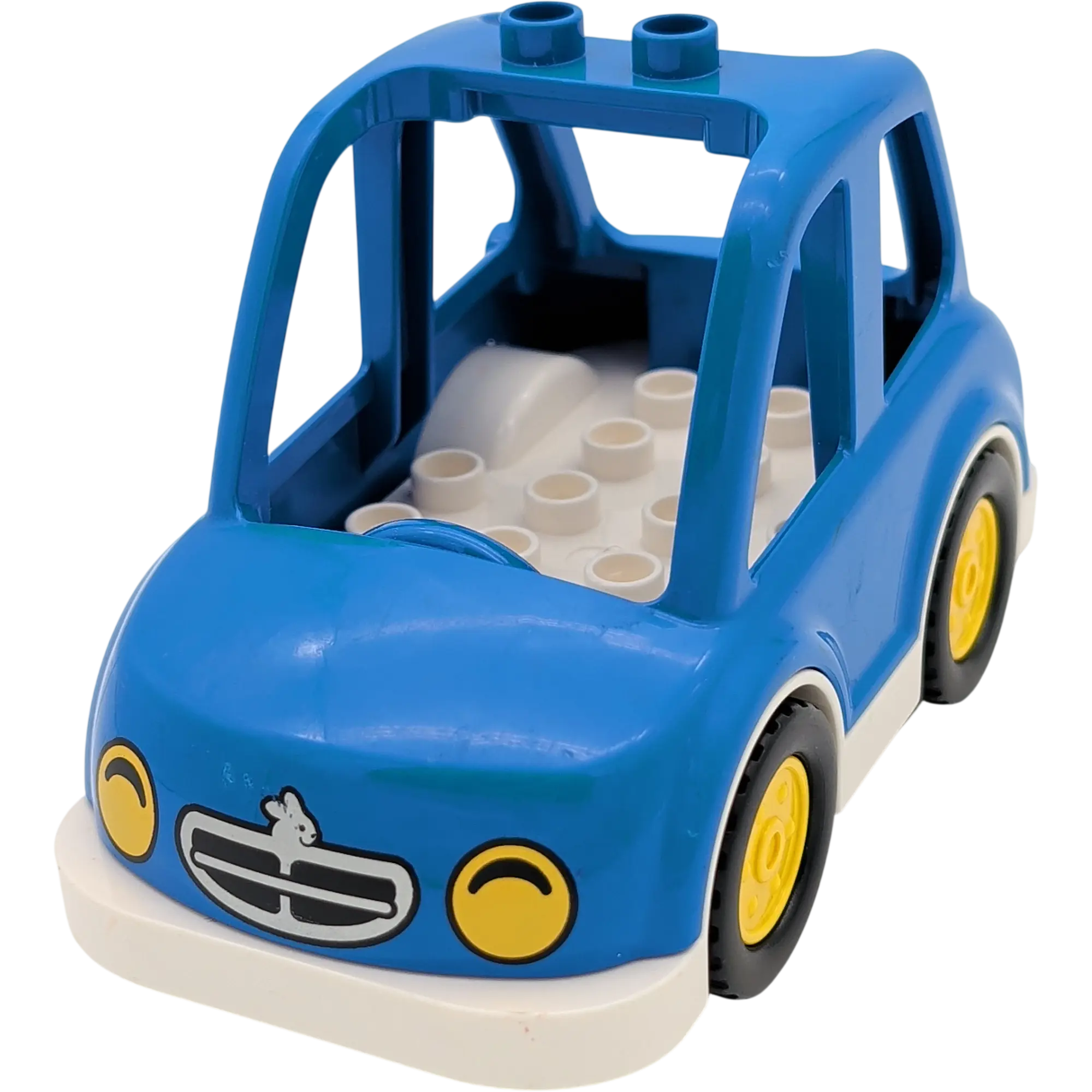 Lego Duplo Familienauto Groß Blau mit Hasensymbol