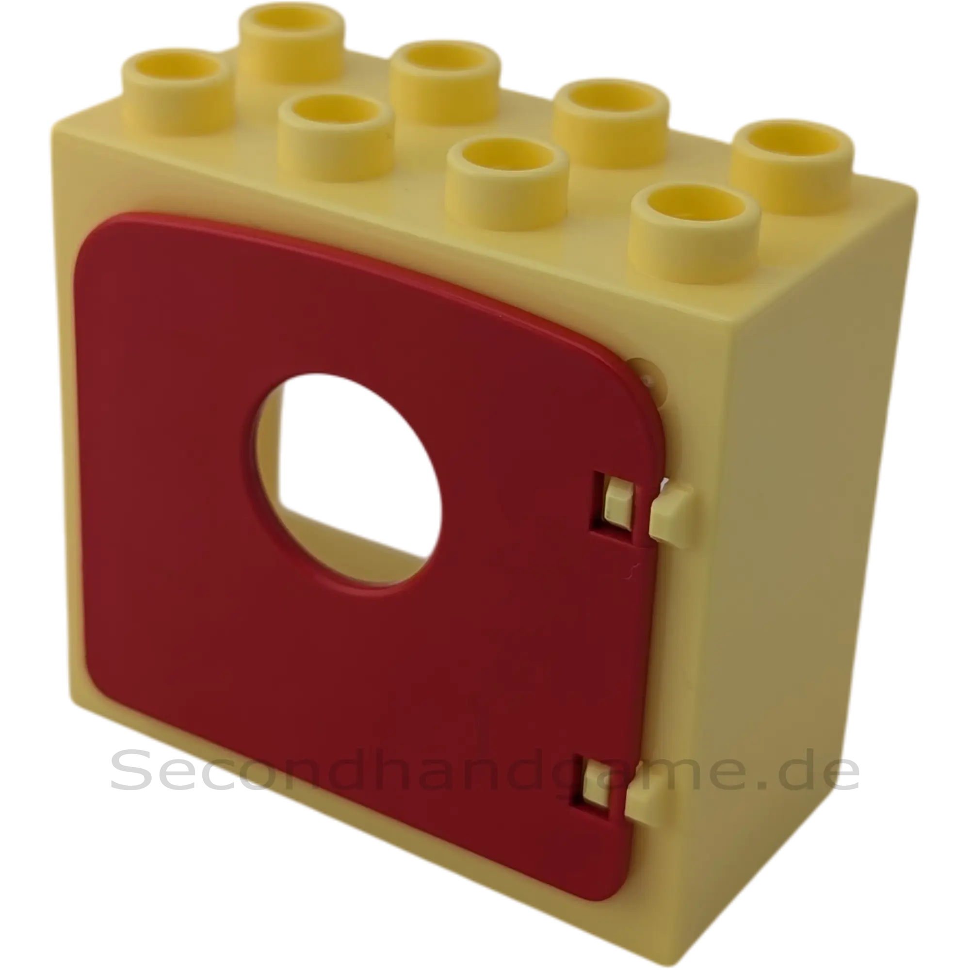 Lego Duplo 61649 Schrank Hellgelb mit Rotem Fenster mit Guckloch 2x4