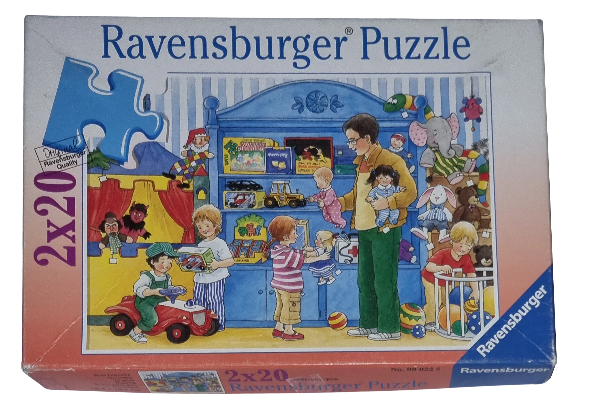 Ravensburger Beim einkaufen Puzzle 2 x 20 Teile 090228 Beim einkaufen