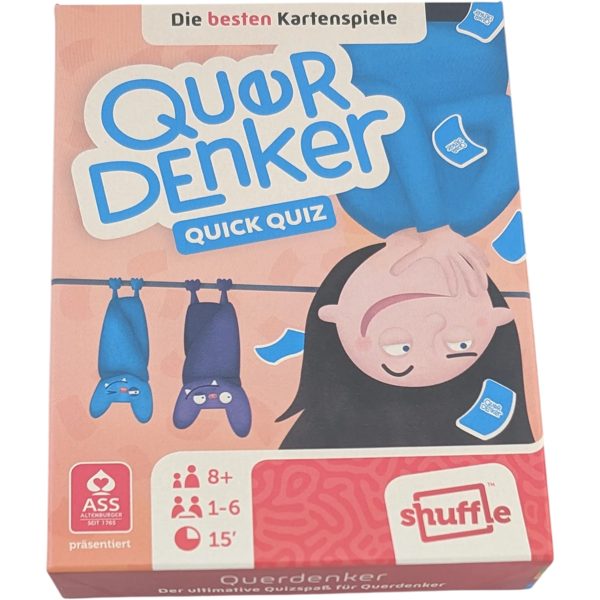 ASS Die besten Kartenspiele Shuffle Querdenker Quick Quiz