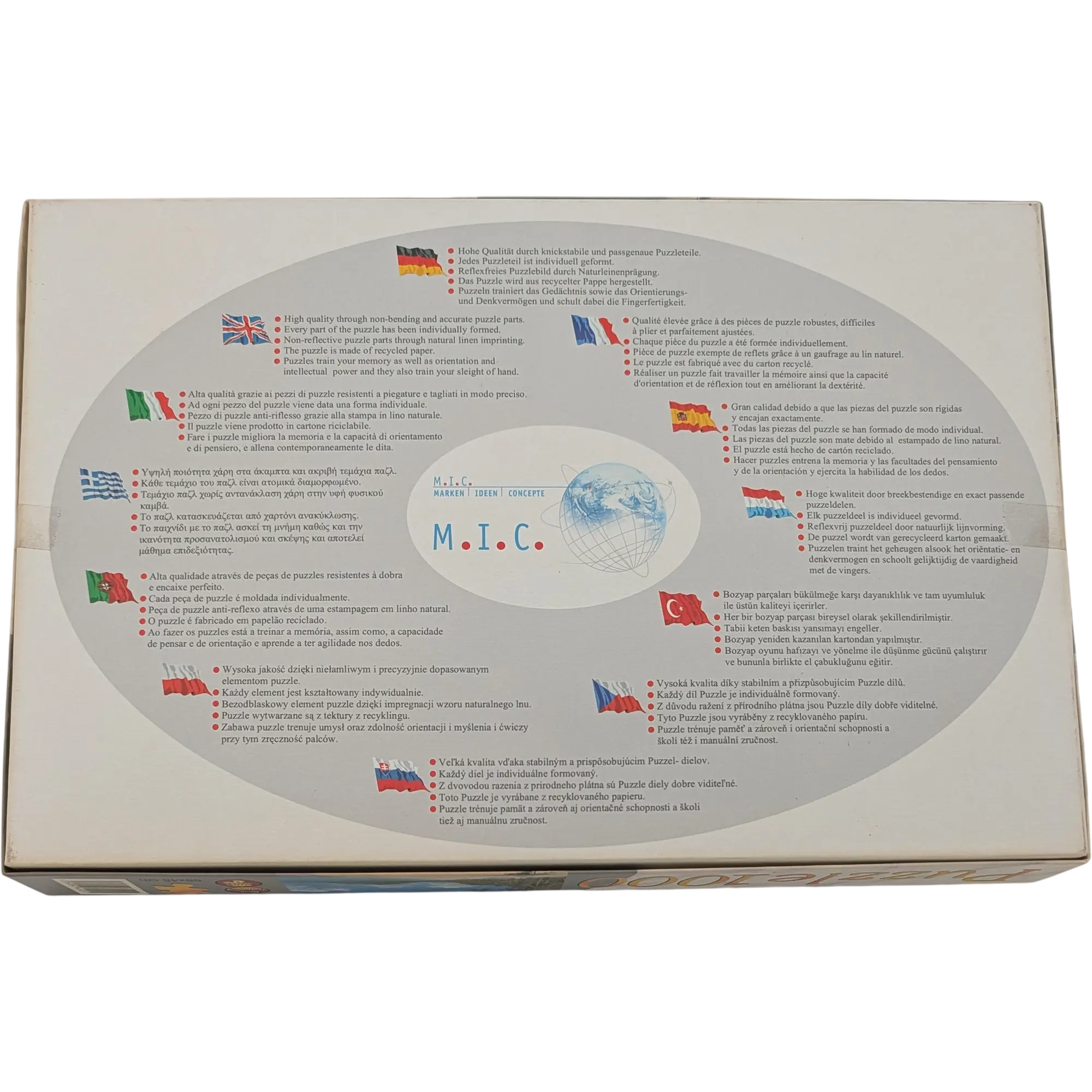 M.I.C. Puzzle Puzzle 1000 Teile 525.1 Traumstrand, Ansicht 2