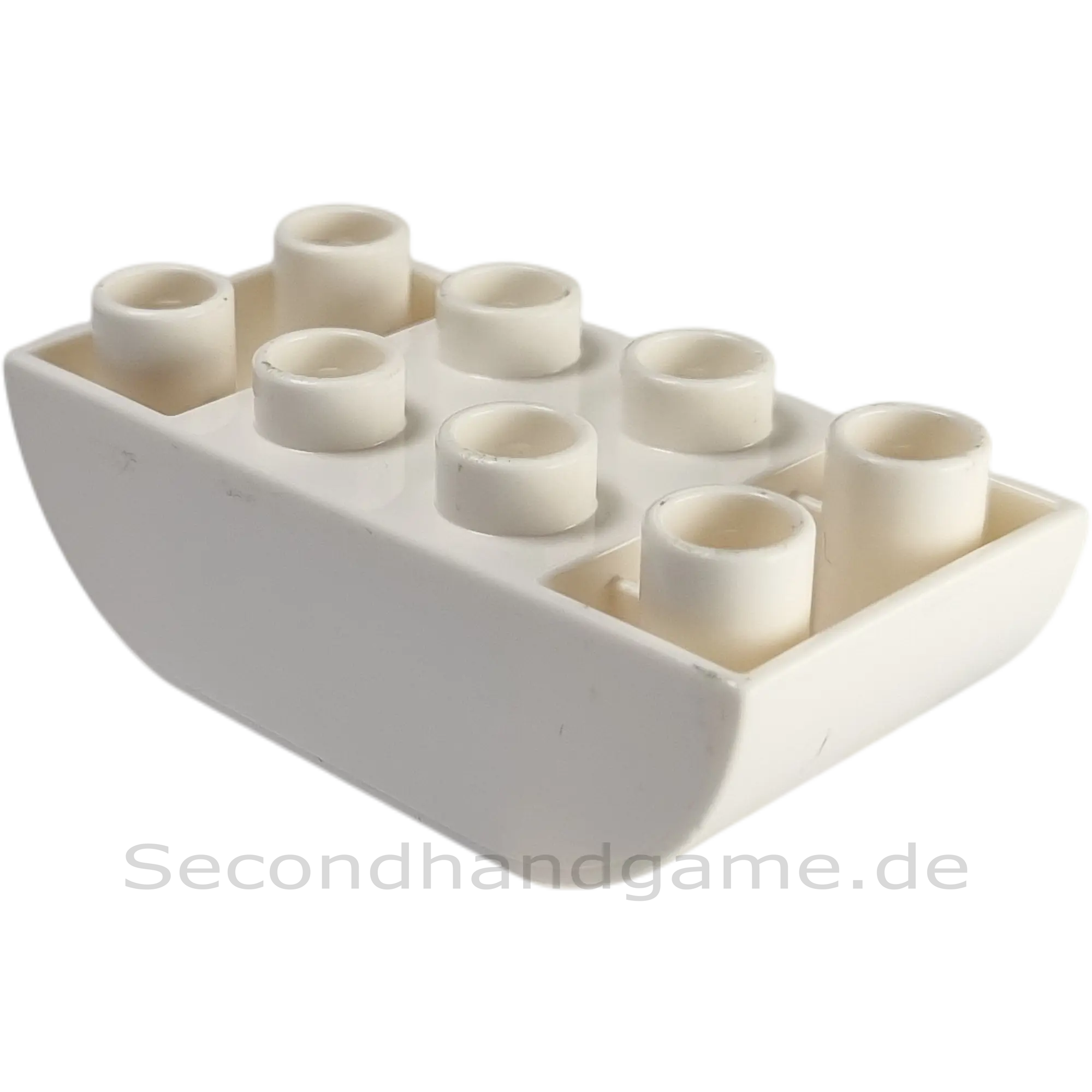 Lego Duplo 98224 Dachstein 2x4 Abgerundet Weiß