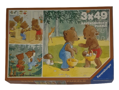 Ravensburger 3x49 Teile Puzzle Kleine Bären 092239
