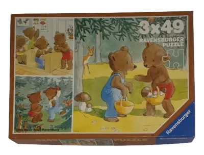 Ravensburger 3x49 Teile Puzzle Kleine Bären 092239