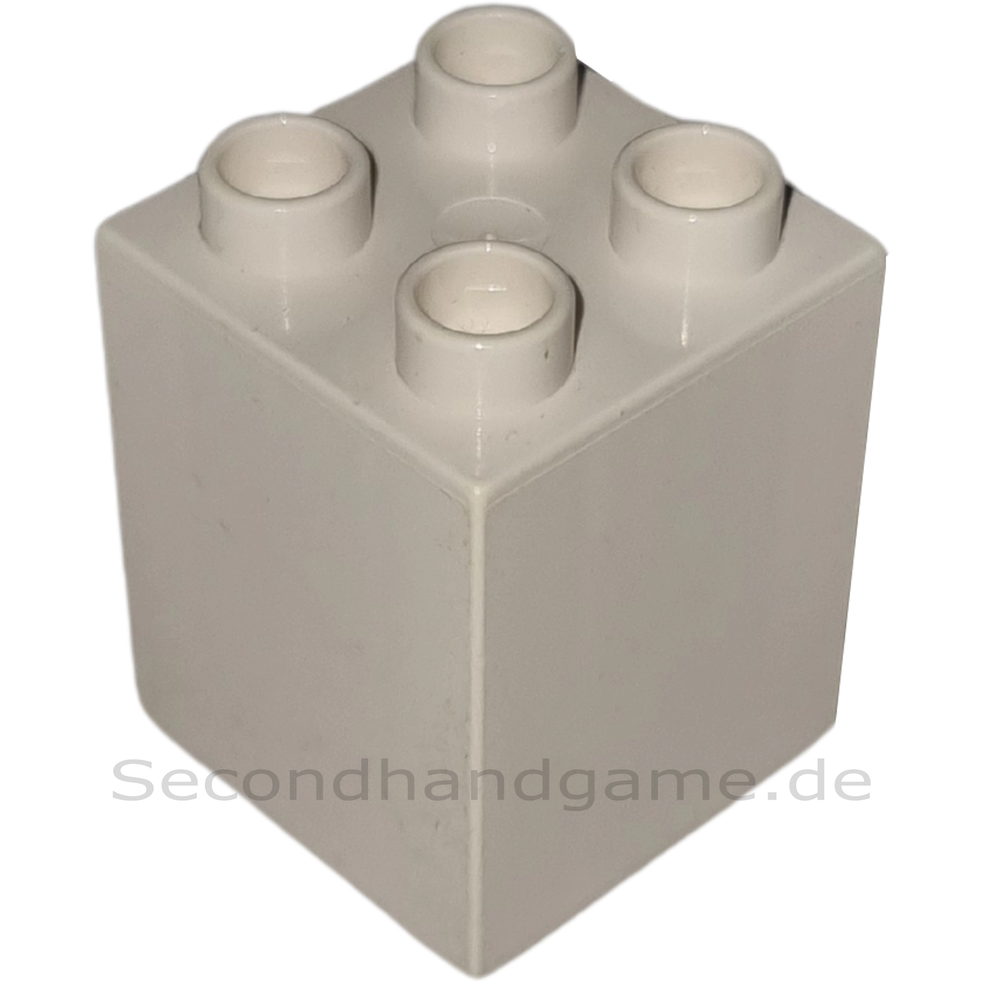 Lego Duplo 2x2x2 Doppelstein Weiß