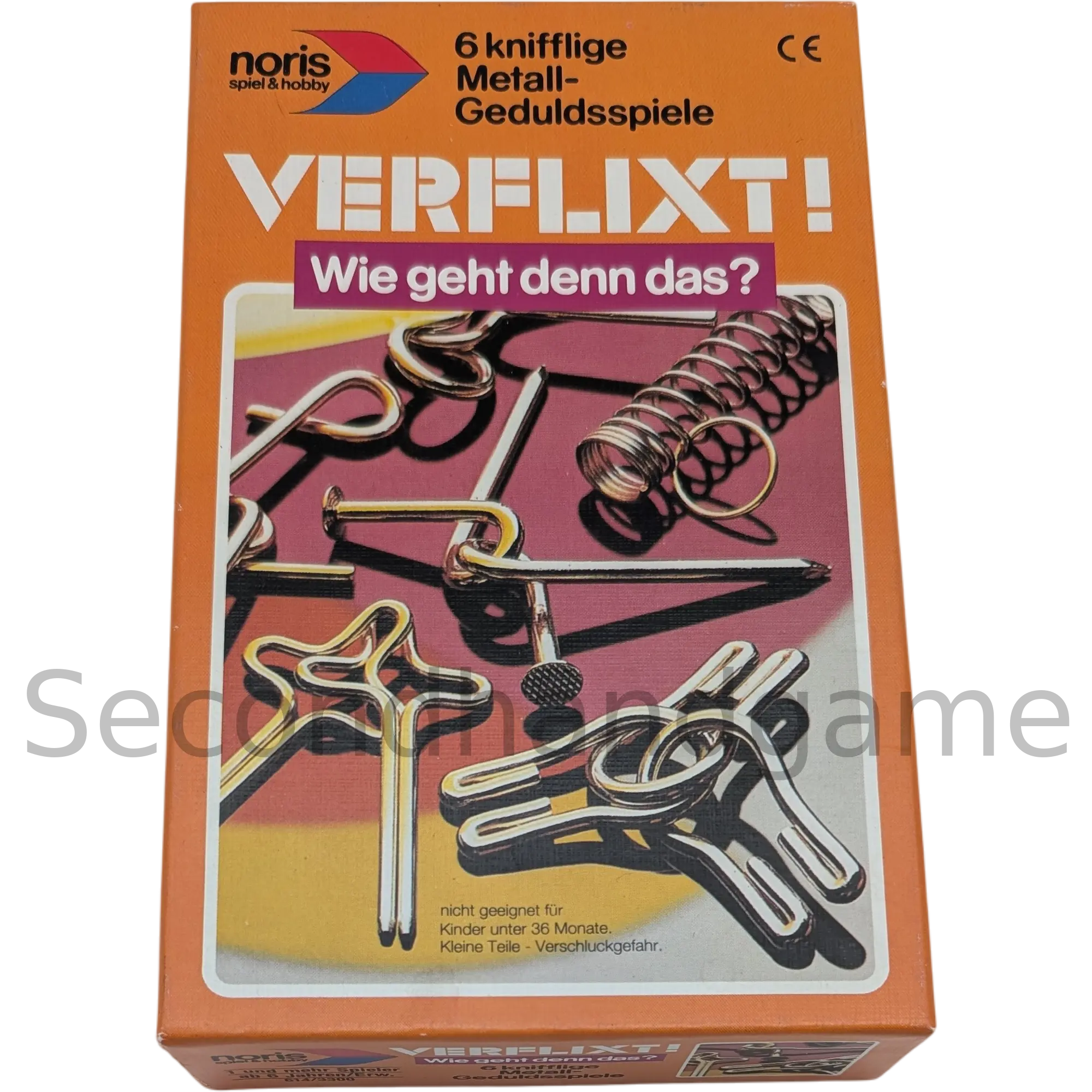 Noris Verflixt!? 614/3300 6 knifflige Metall-Geduldspiele