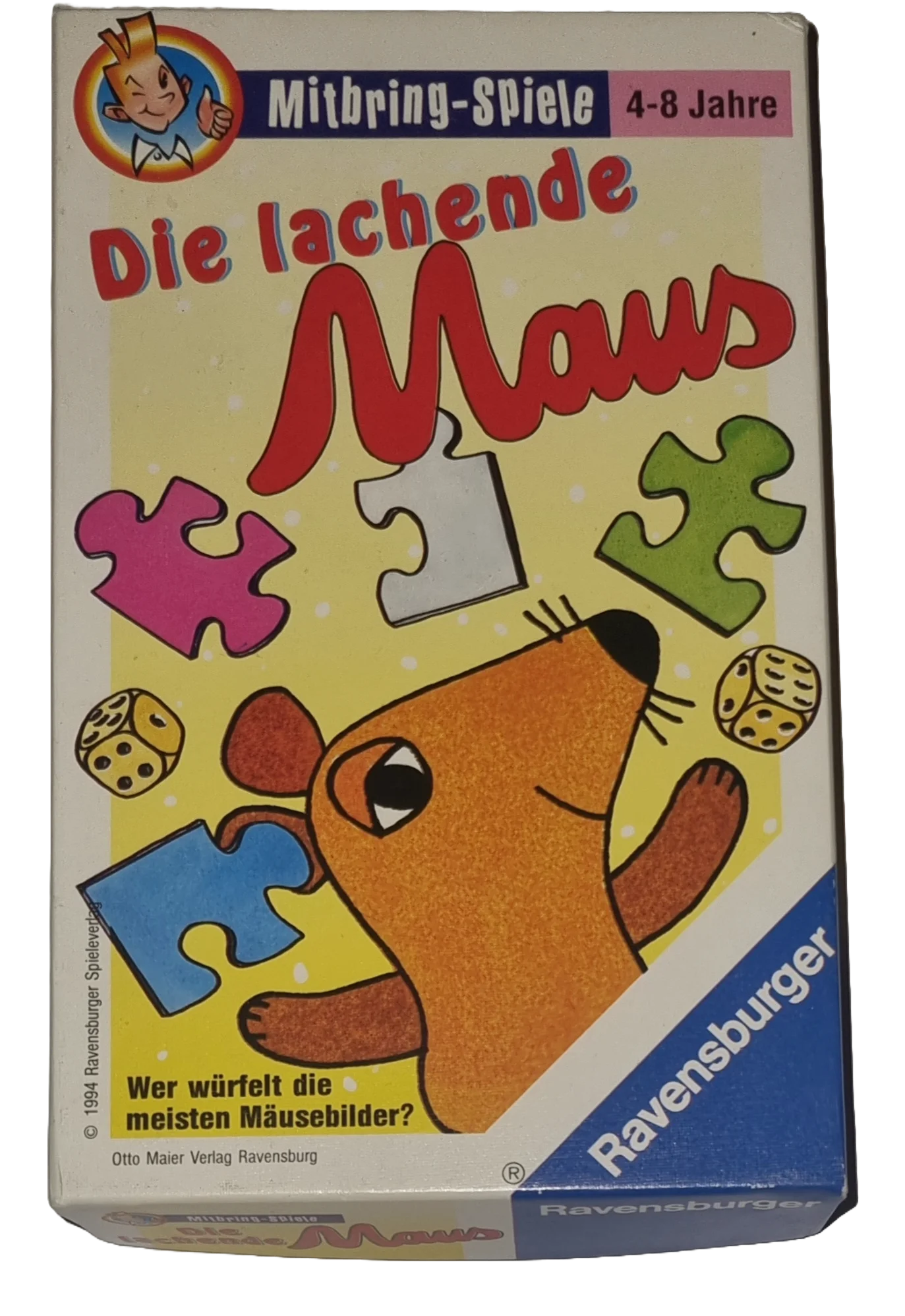 Ravensburger Die lachende Maus Würfelpuzzle Spiel 005802