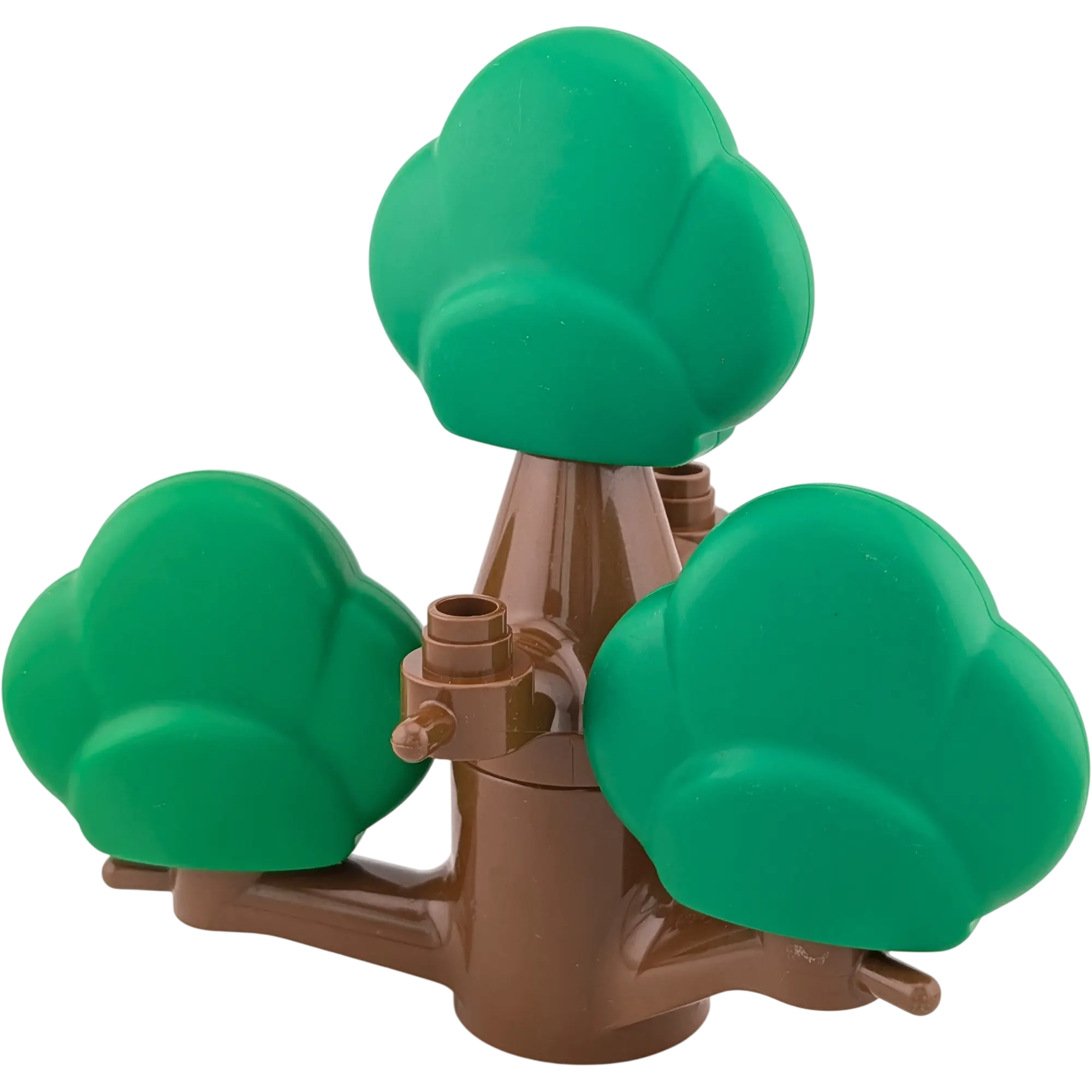 Lego Duplo 5 teilig Groß Baum Braun Busch Dunkelgrün