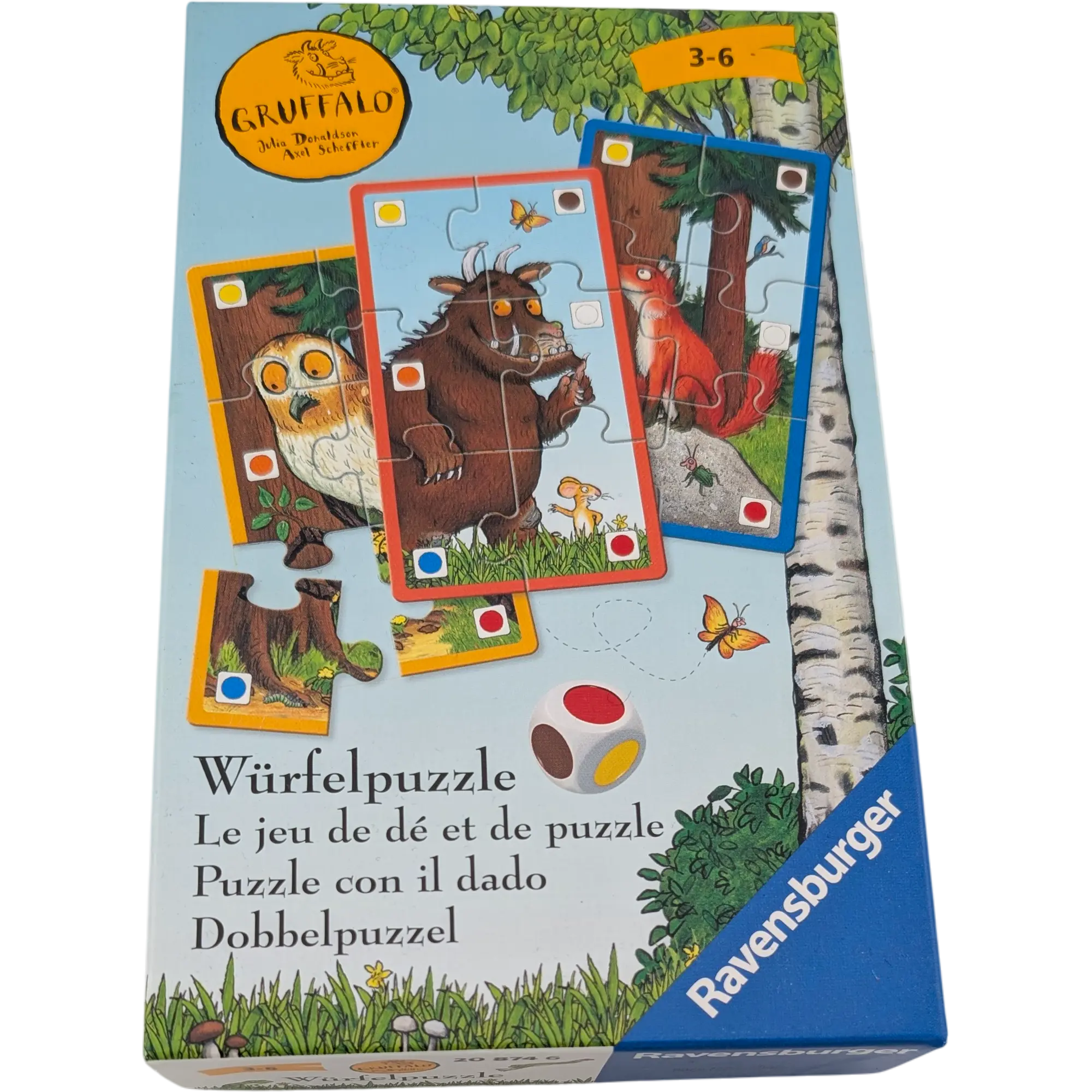 Ravensburger Grüffalo Würfelpuzzle 36 Teile 20874