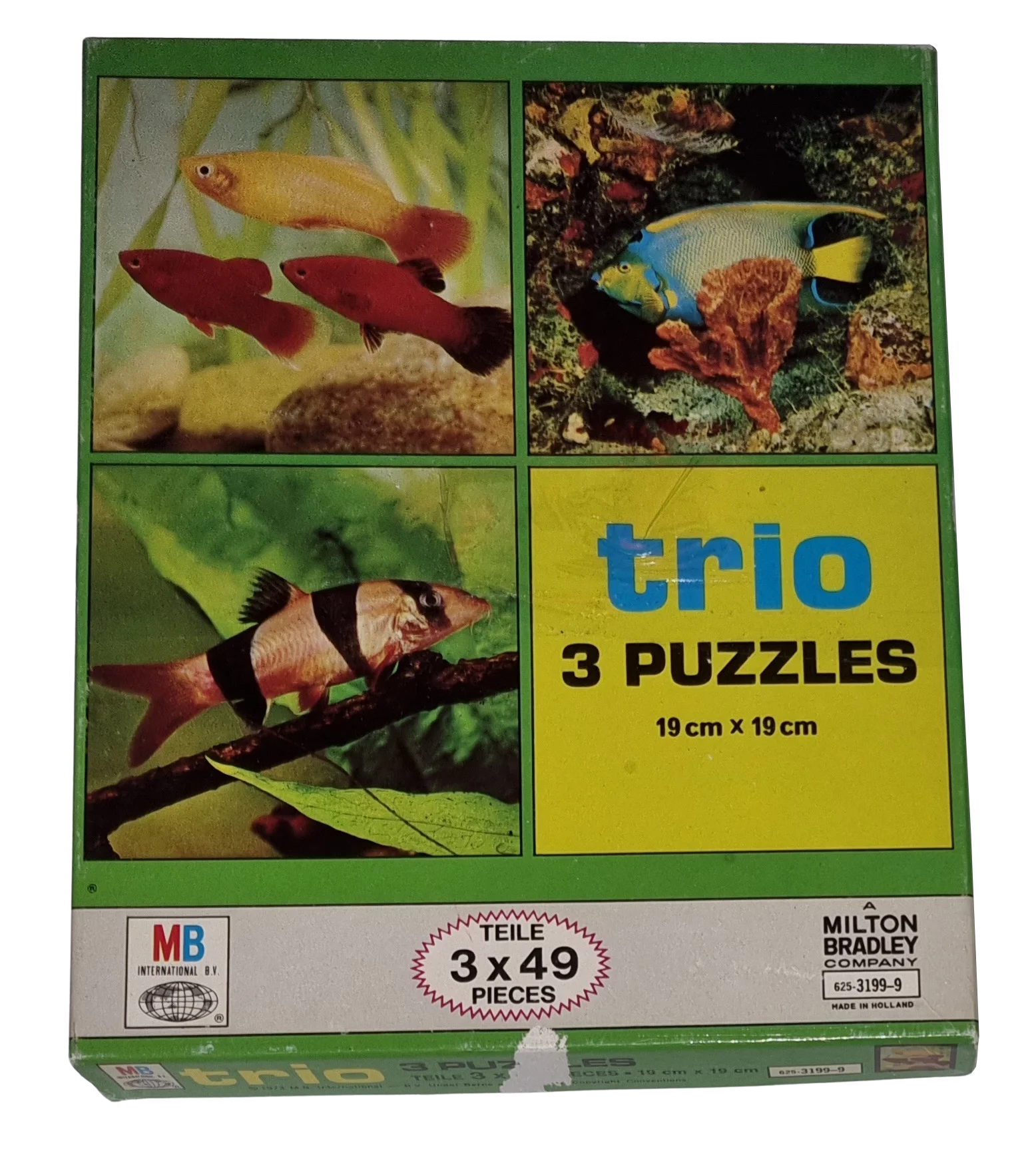 MB Trio Serie Puzzle 3 x 48 Teile 62531999 Fische