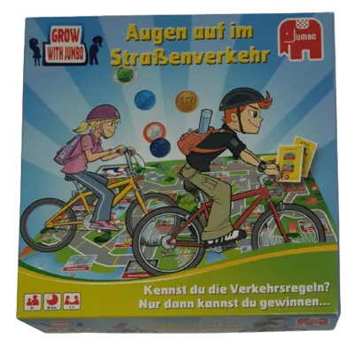 Jumbo Augen auf im Straßenverkehr