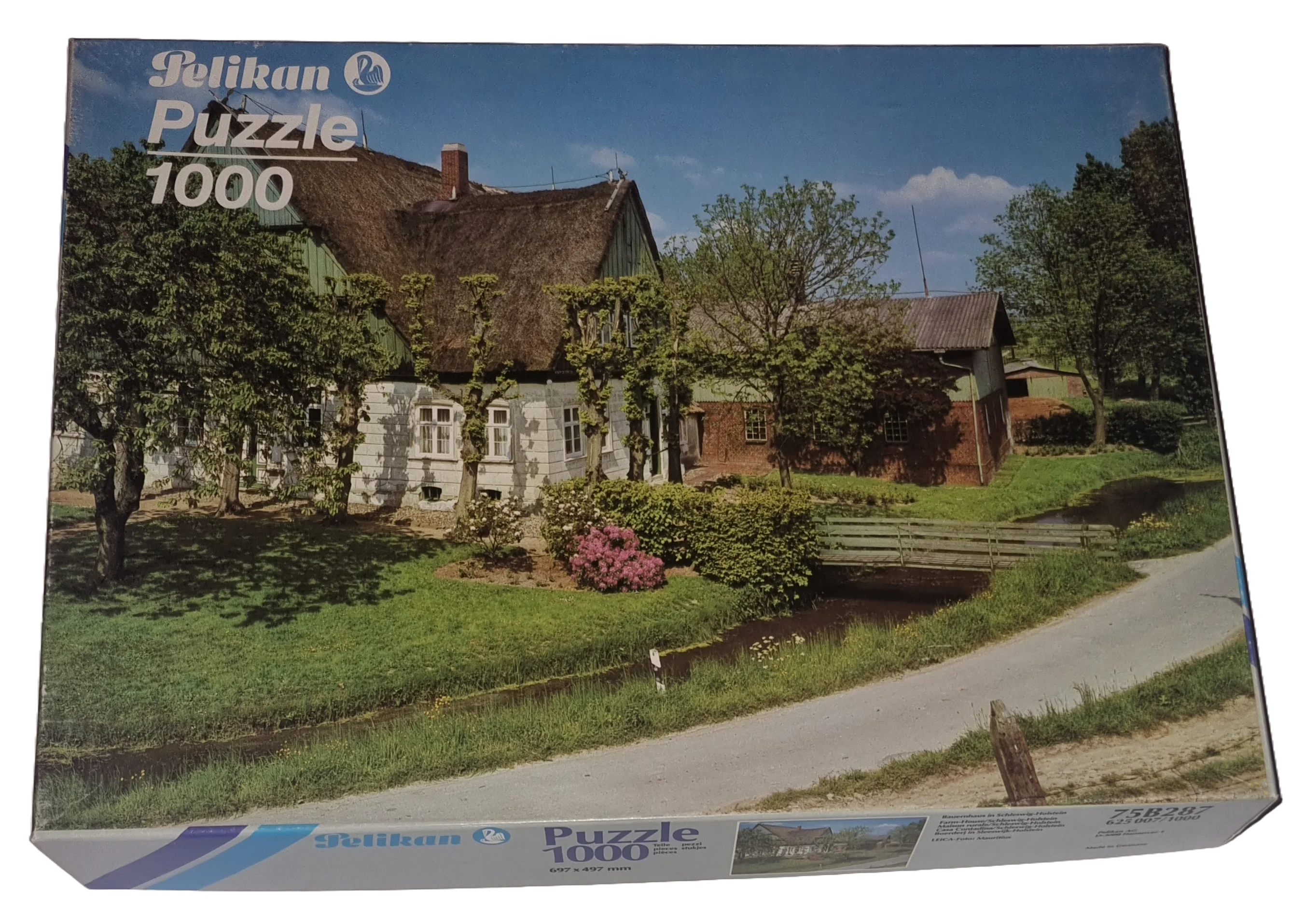 Pelikan Puzzle 1000 Teile 75B287 Bauernhaus in Schleswig-Holstein