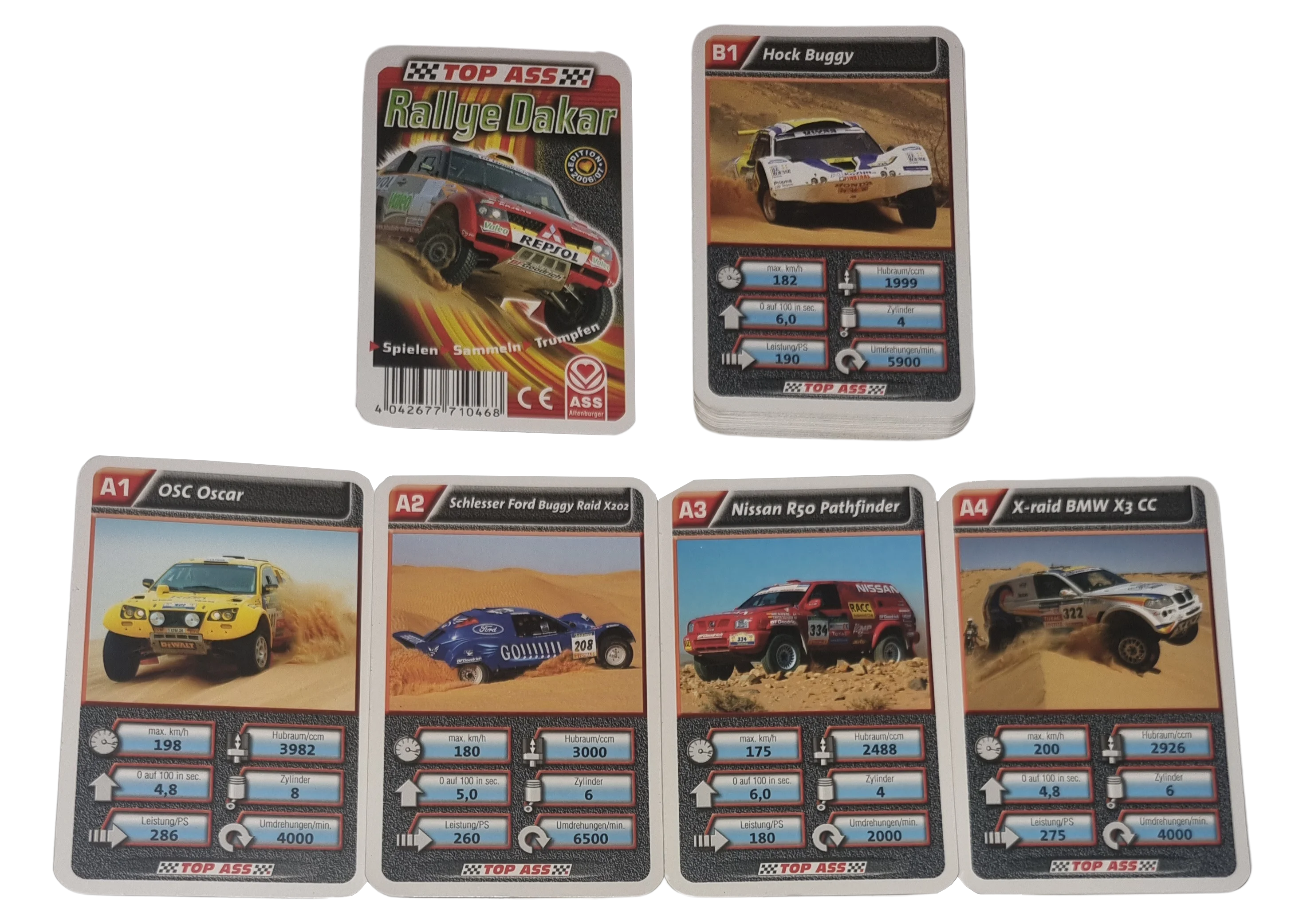 ASS Top Ass Quartett Rallye Dakar 