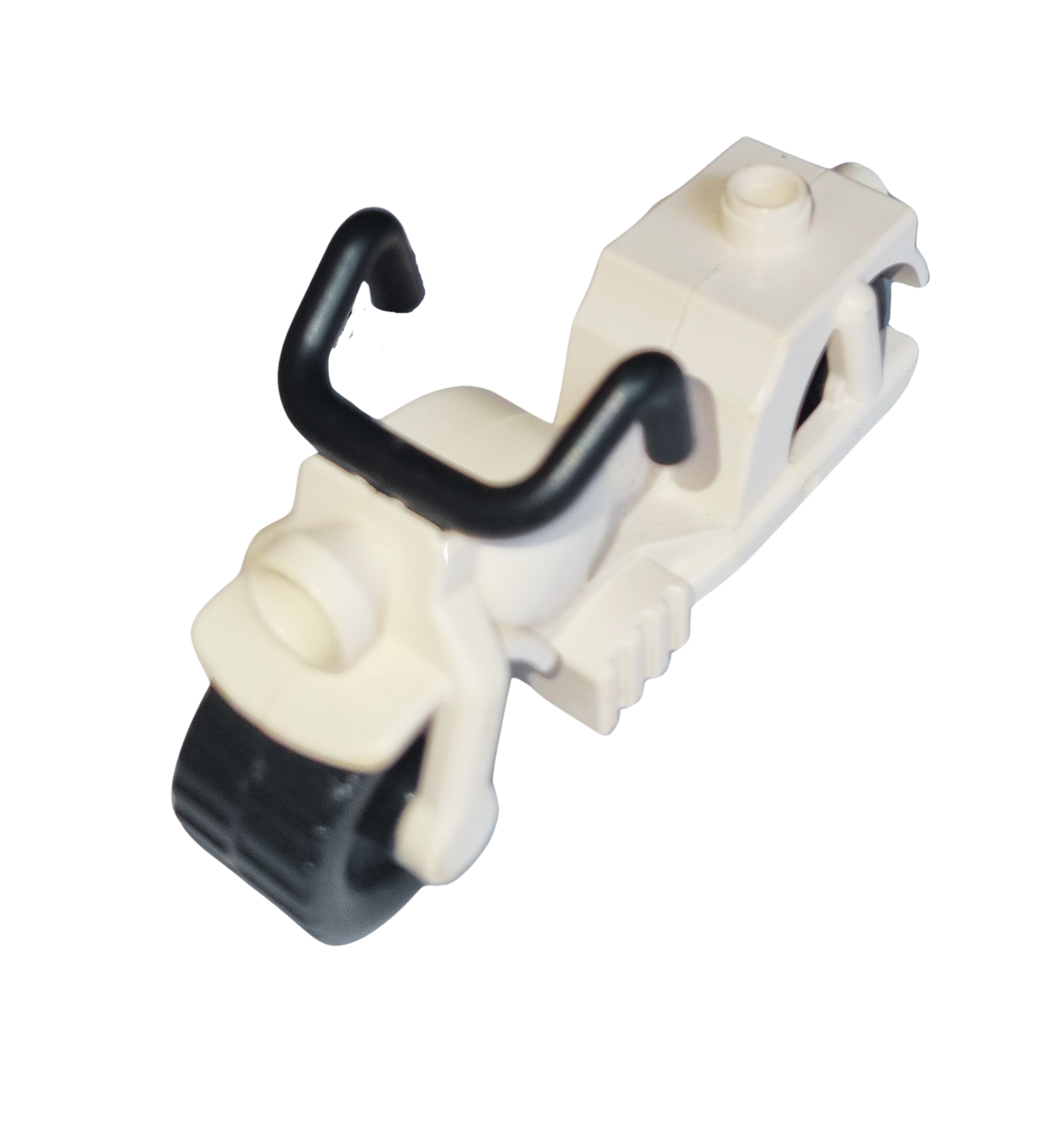 Lego Duplo Motorrad Mofa Weiß