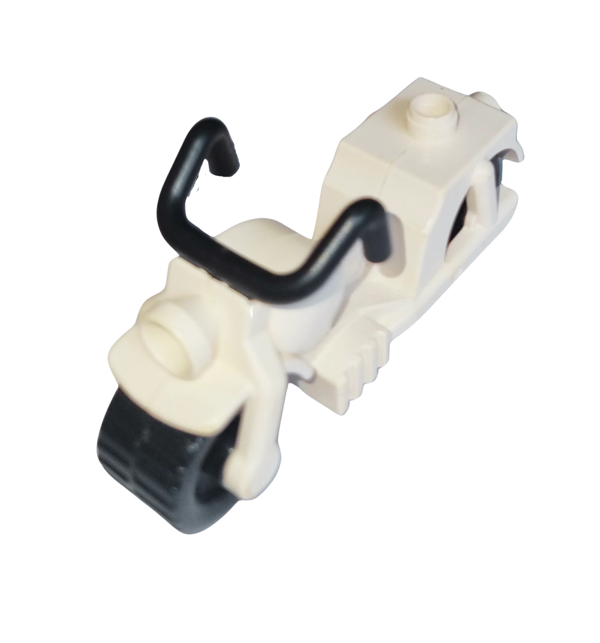 Lego Duplo Motorrad Mofa Weiß
