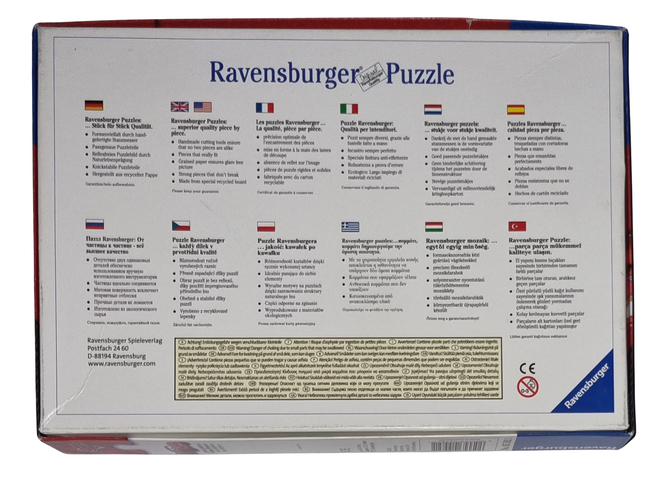 Ravensburger contour Puzzle 72 Teile 055821