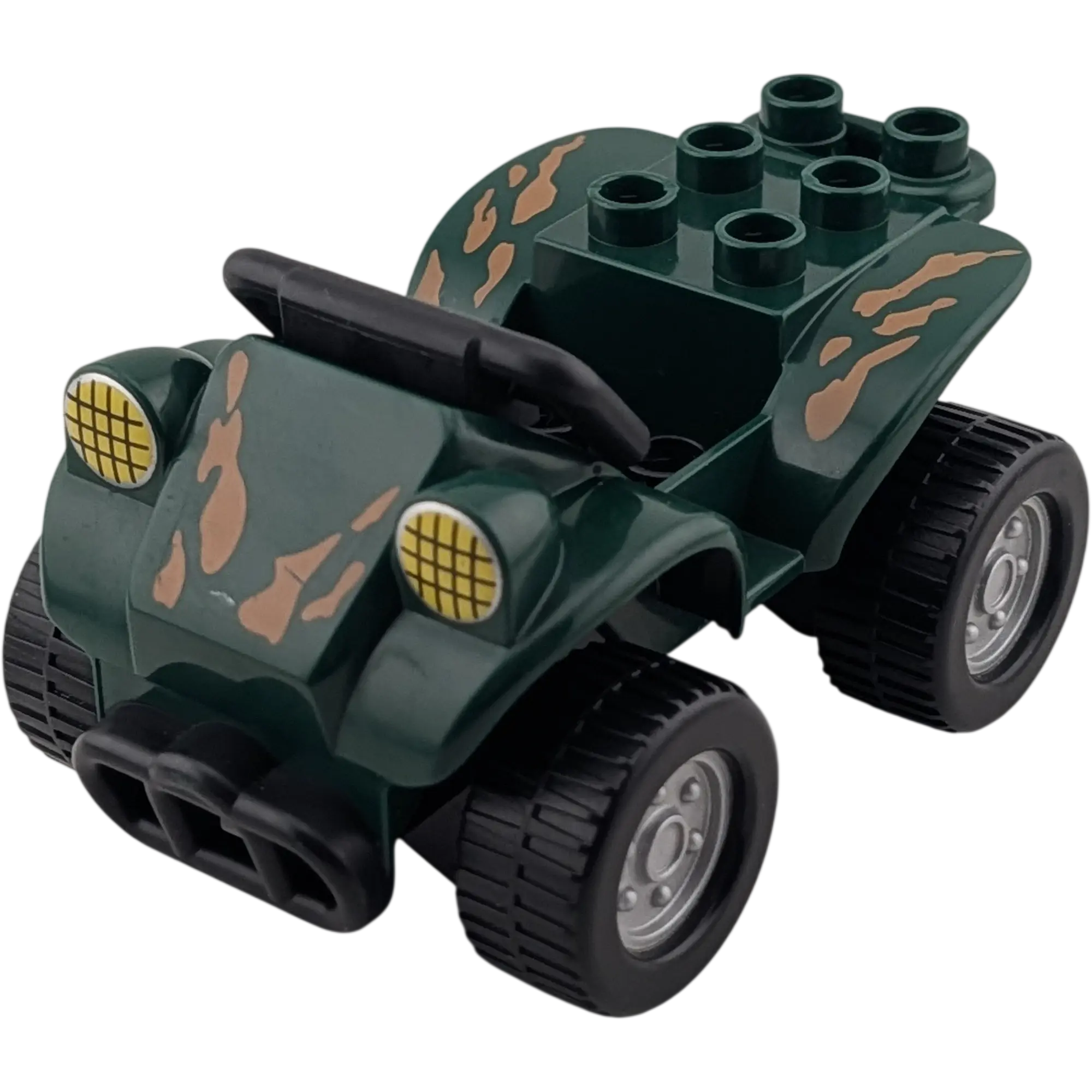 Lego Duplo 4506 Quad Dunkelgrün Kaki Auto