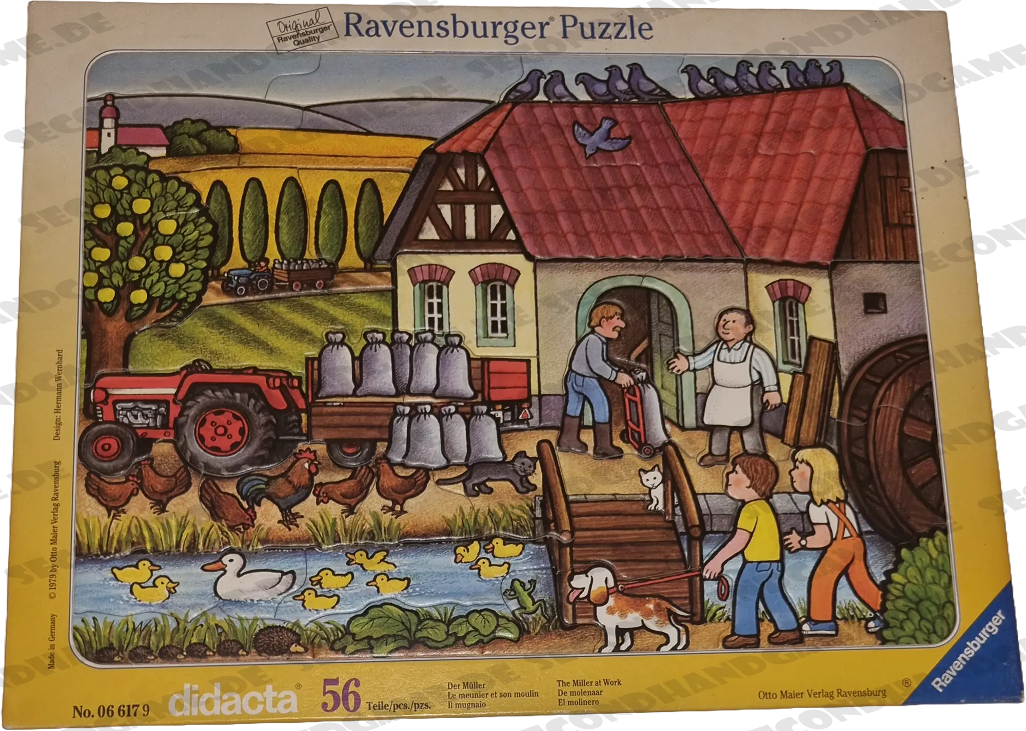 Ravensburger Rahmenpuzzle Didacta Der Müller 56 Teile 066179