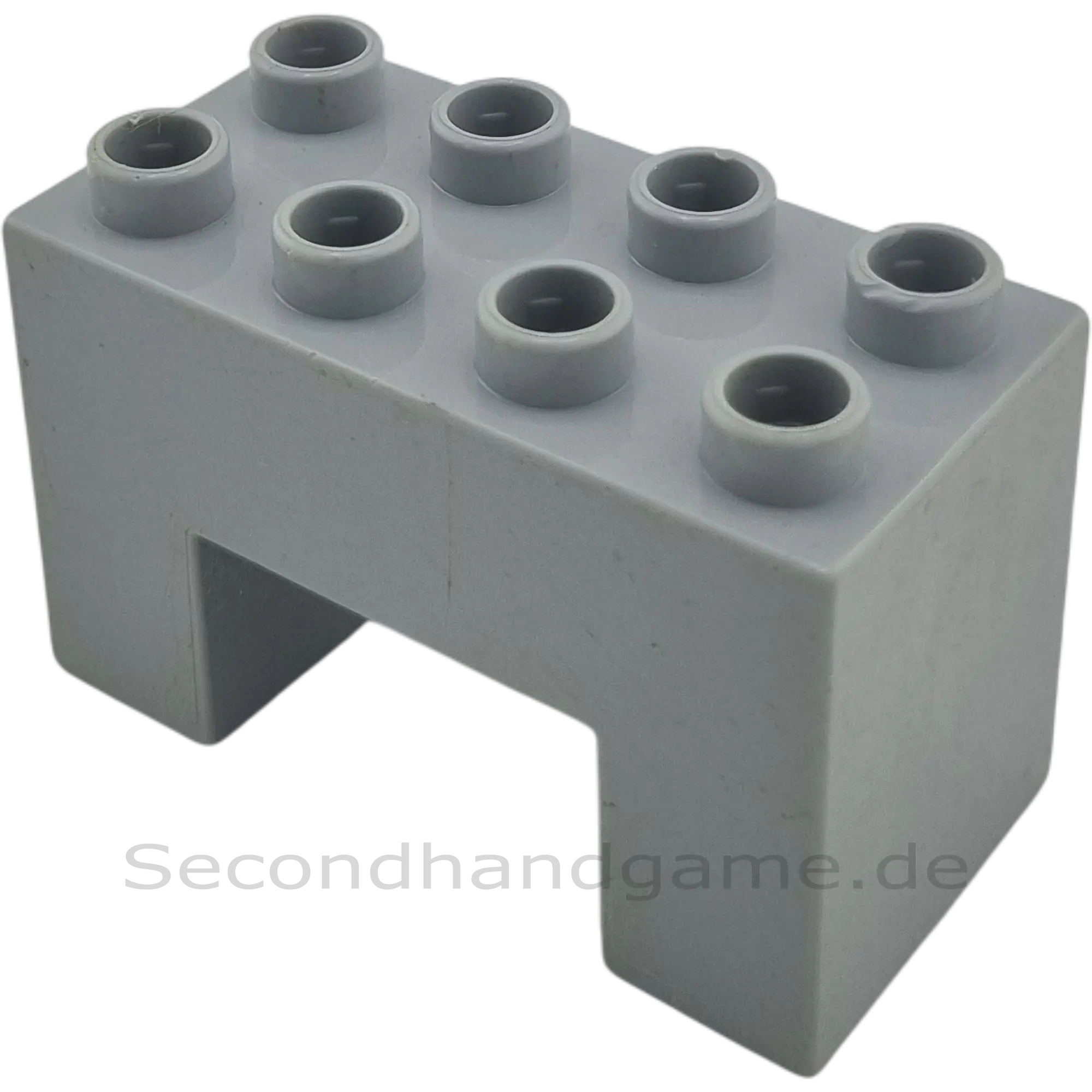 Lego Duplo 2x4x2 Brücke Brückenstein 6394 Grau B-Ware