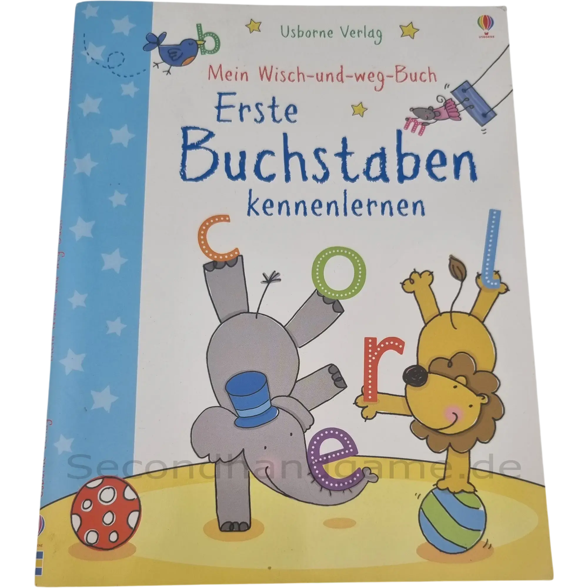 Usborne Verlag Mein Wisch-und-weg-Buch Erste Buchstaben kennenlernen, ab 3 Jahren