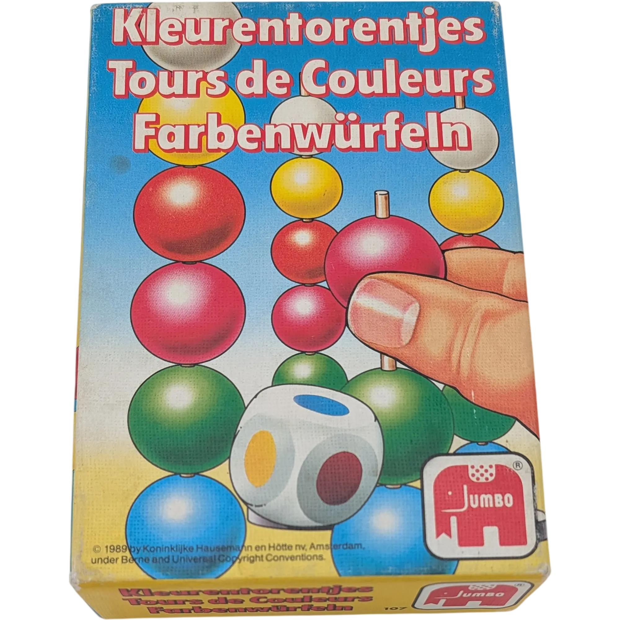 Jumbo Farben Würfeln No 107 von 1989