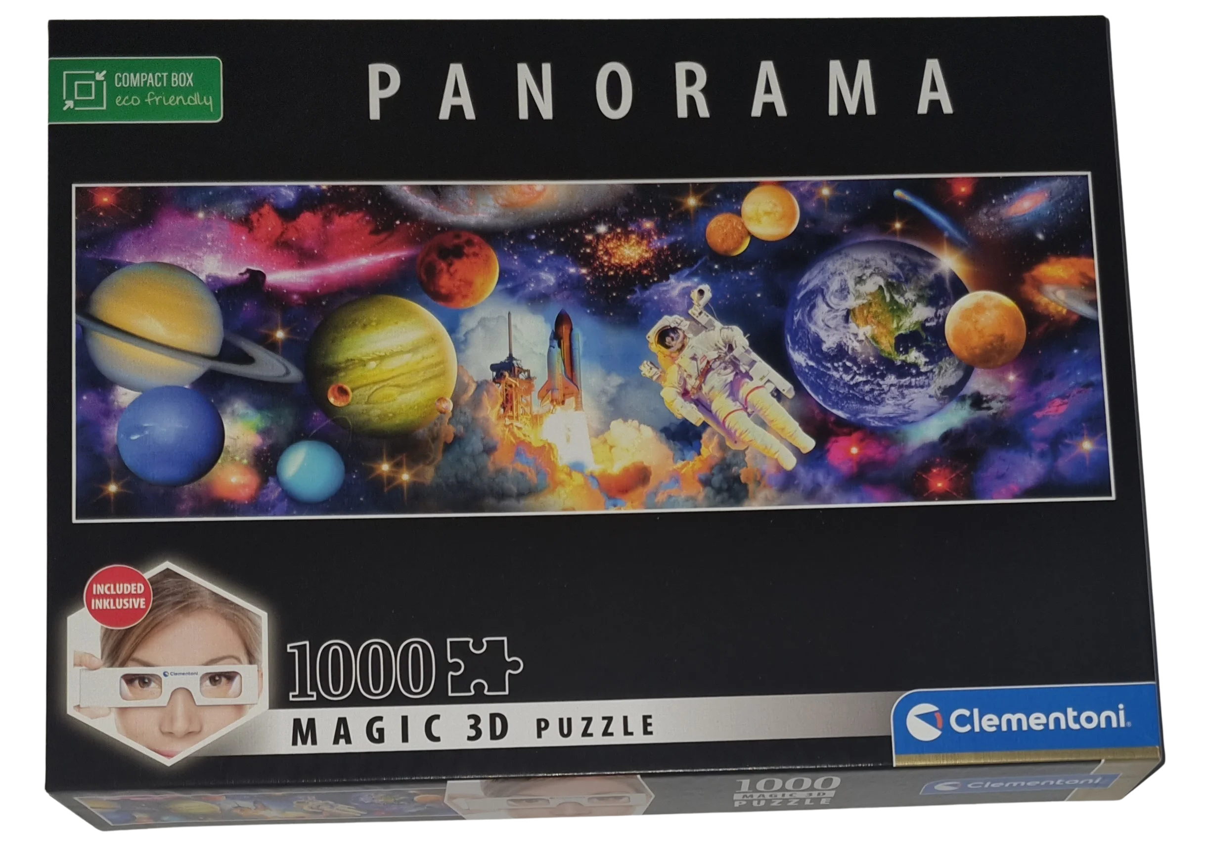 Clementoni Panorama Magic 3D Puzzle 1000 Teile 98354 Planet
