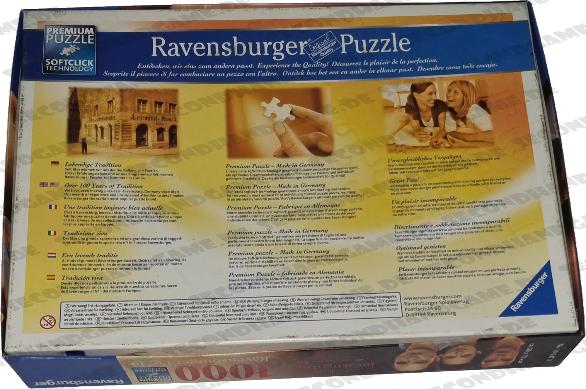 Ravensburger Premium softclick Puzzle 1000 Teile 190478 Twilight Biss zum Ende der Nacht
