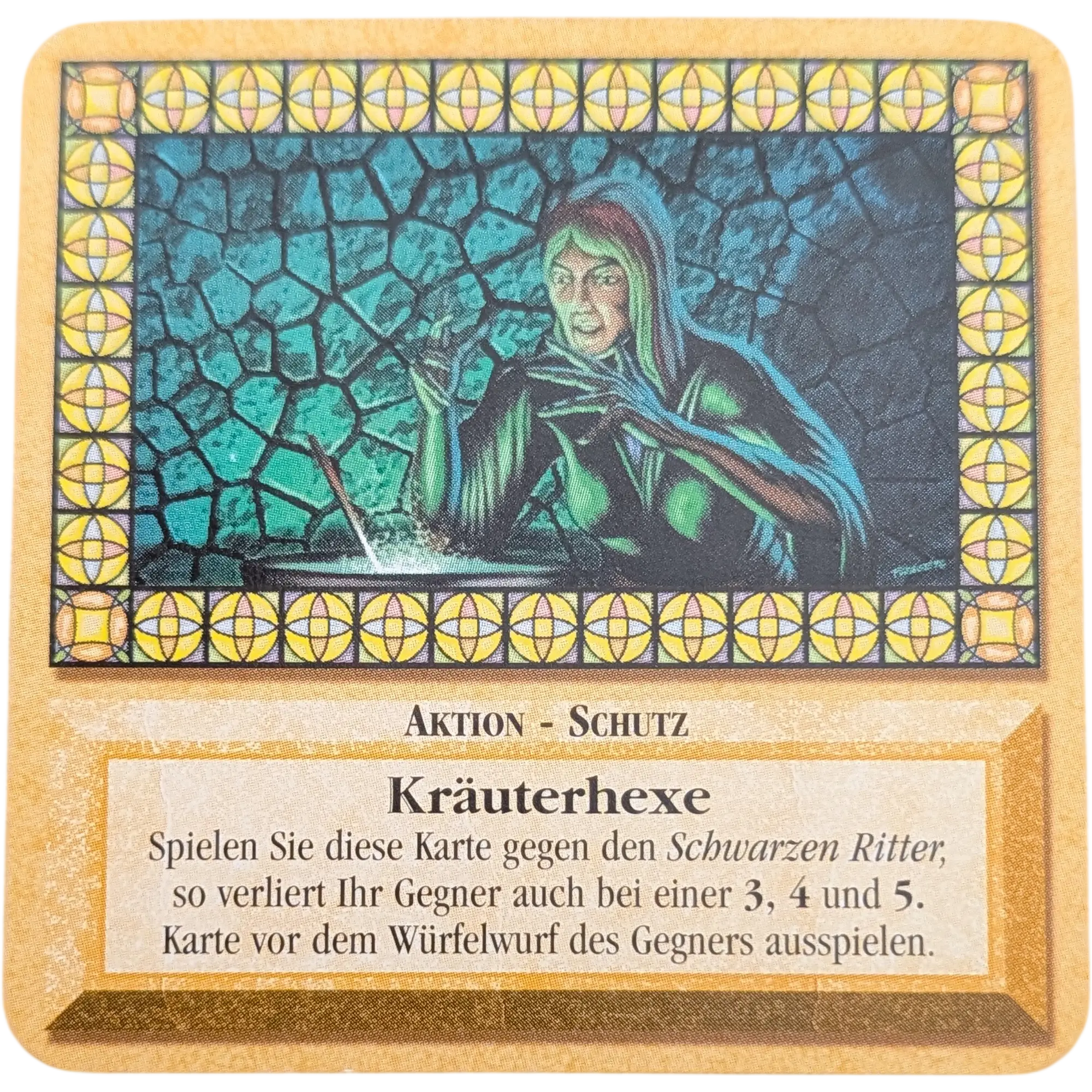 Kosmos Die Siedler von Catan das Kartenspiel Ersatzteil Karte Gold Kräuterhexe