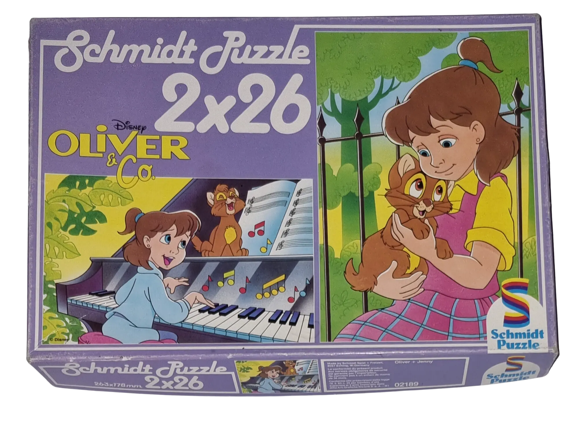 Schmidt Oliver & Co Puzzle 2x26 Teile 02189 Oliver + Jenny