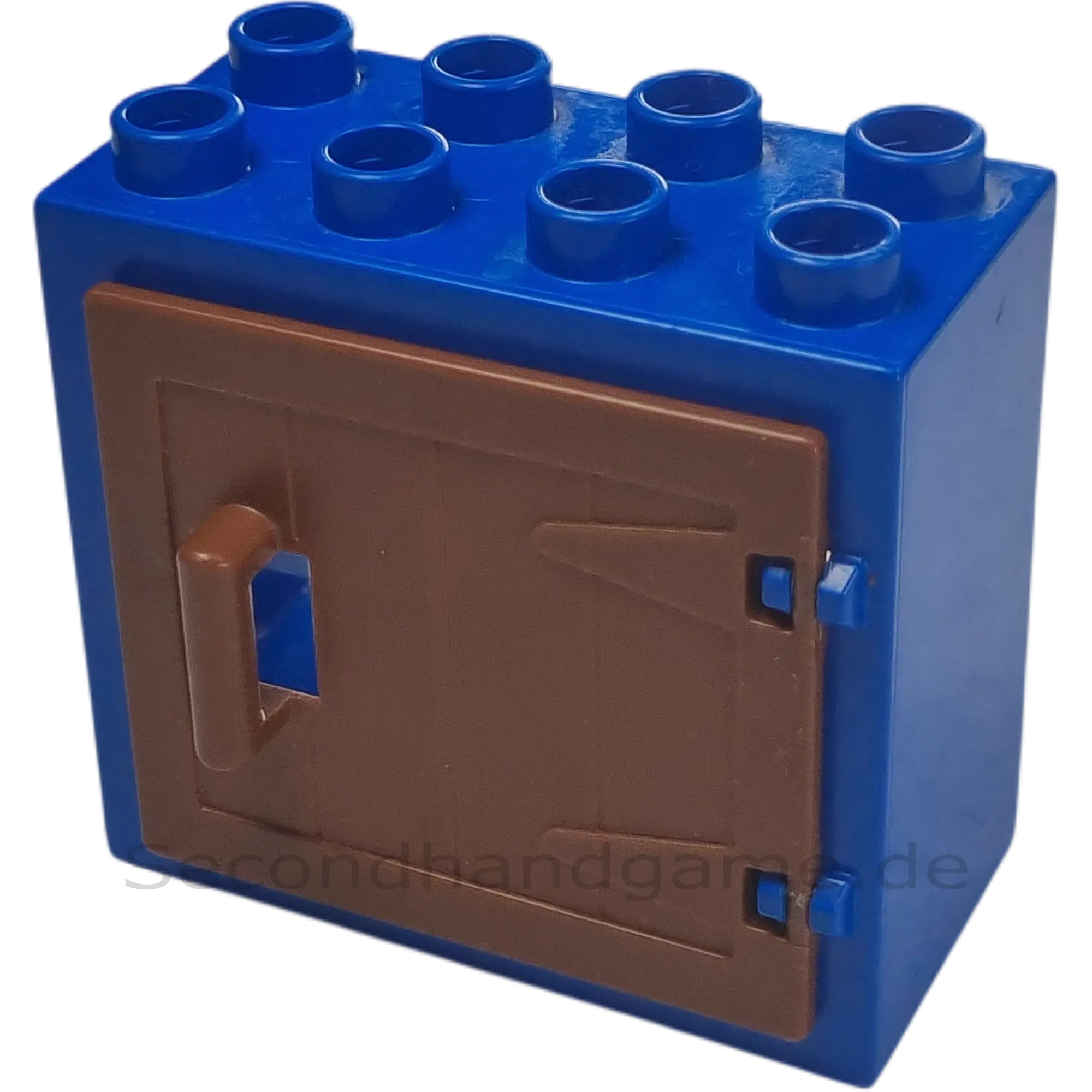 Lego Duplo 2332 Blau Dunkelbraun Holztor 2x4 