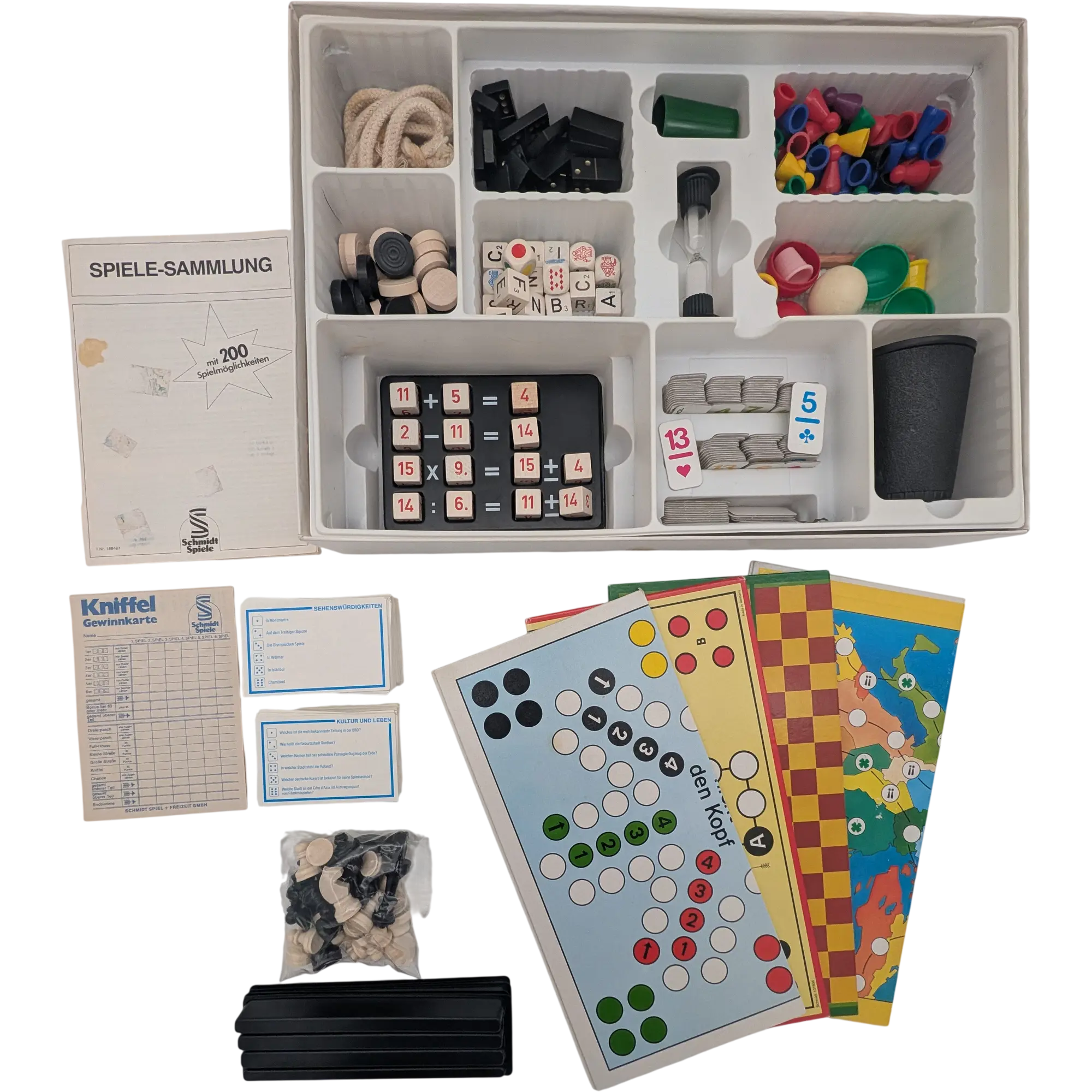 Schmidt Spiele Spiele Spiele Das unerschöpfliche Spielemagazin für die ganze Familie 01259 Spielesammlung