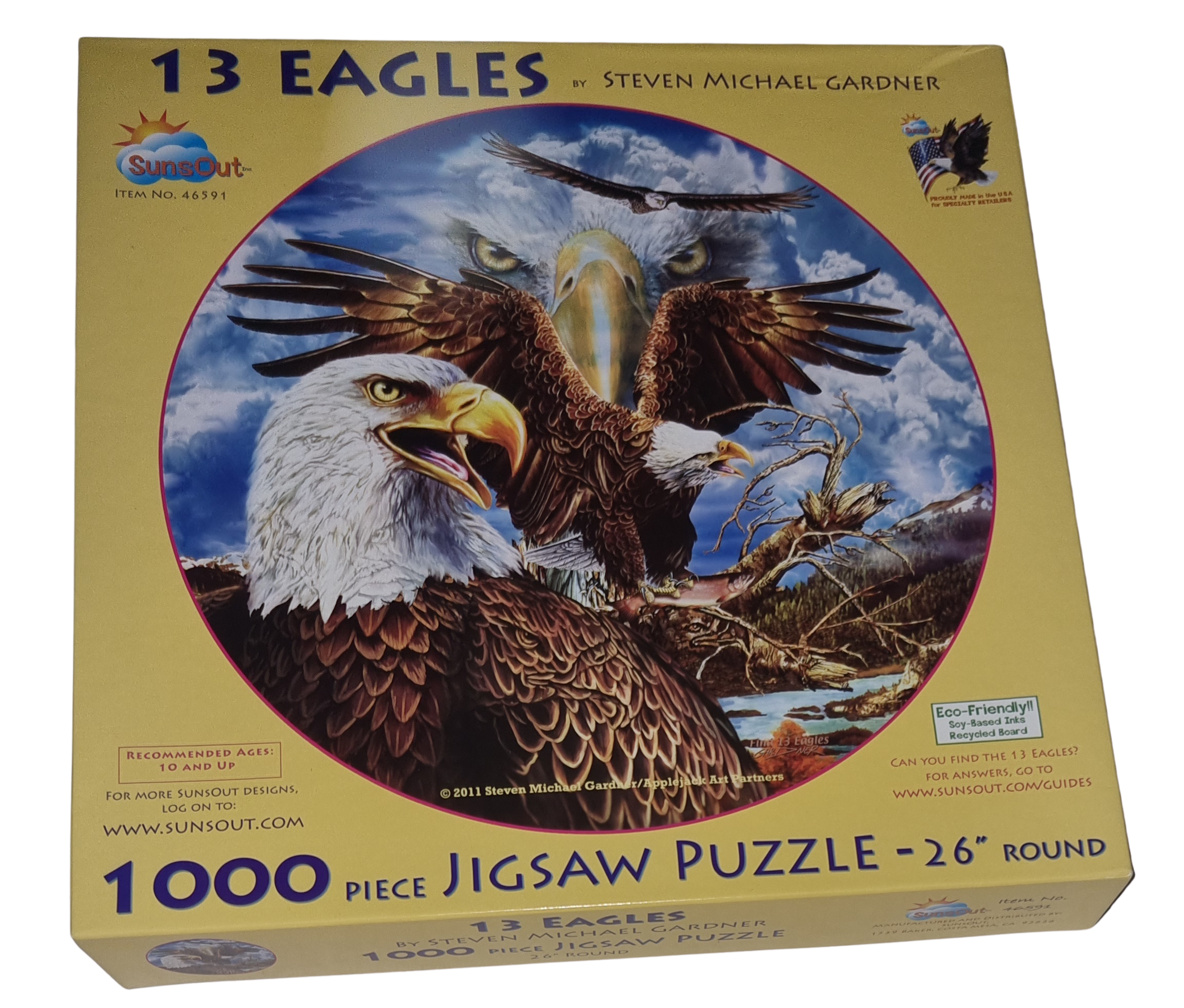 Sunsout Rundpuzzle 1000 Teile 13 Eagles 46591 Adler