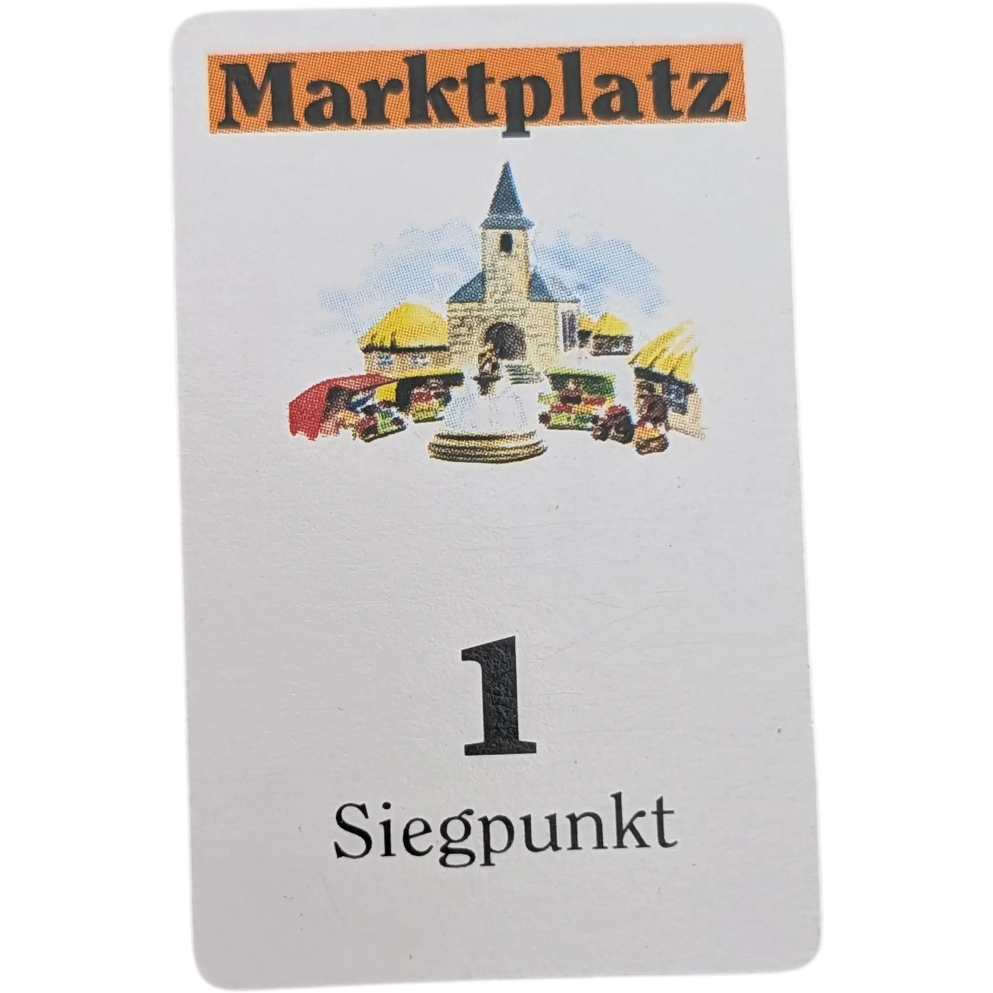 Kosmos Travel-Box Die Siedler von Catan Ersatzteile Entwicklungskarte Siegpunkt Marktplatz
