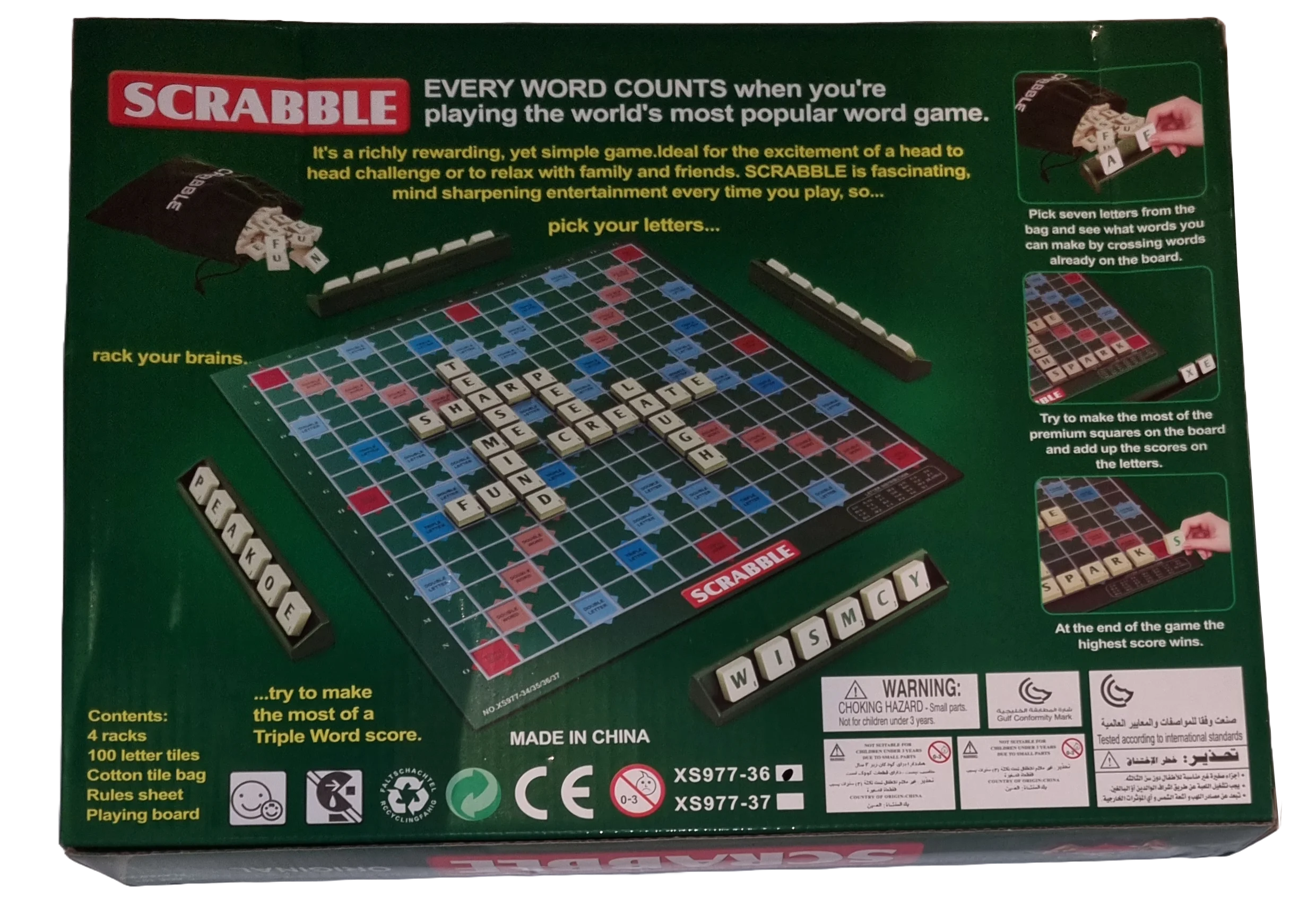 Scrabble Original Englische Version XXL Version