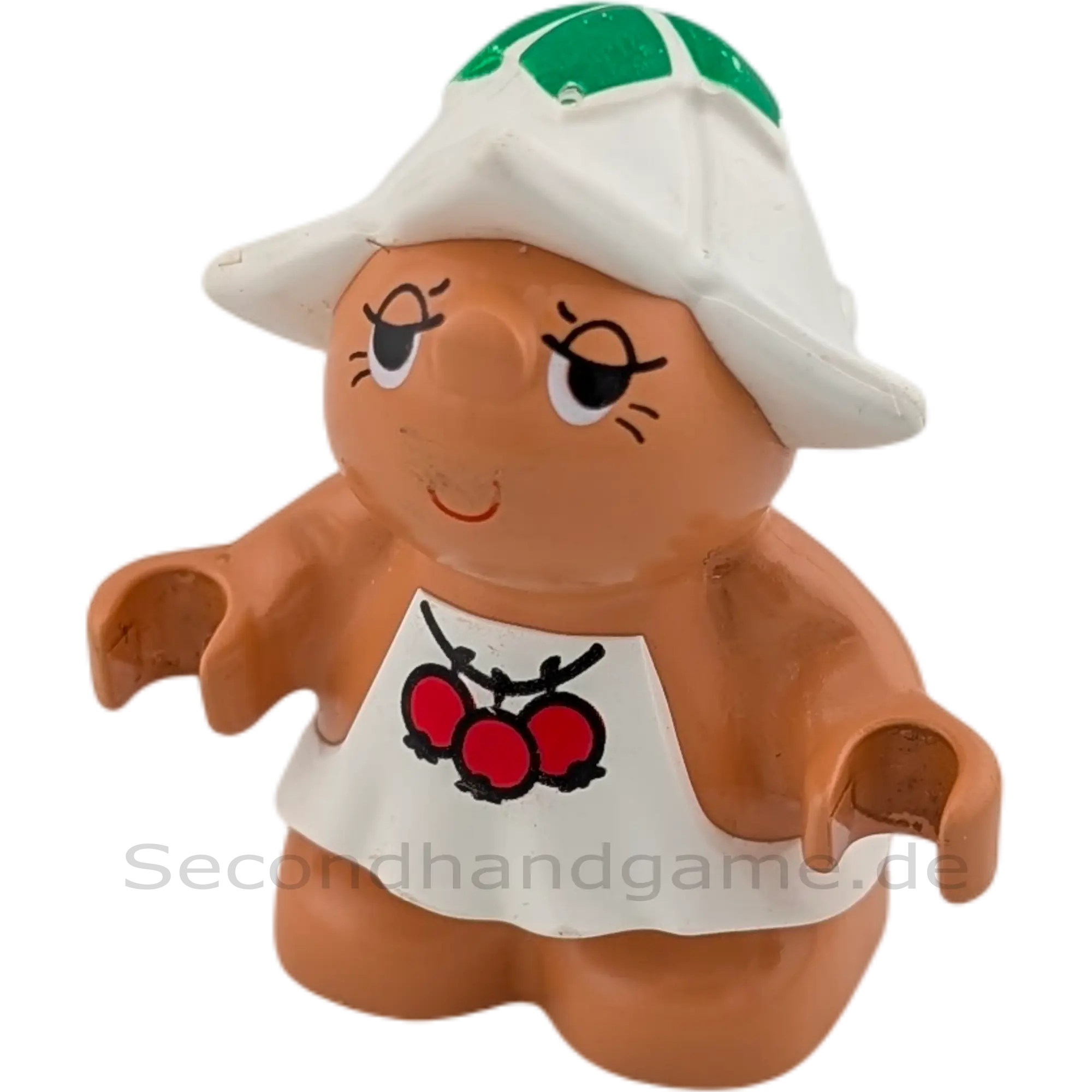 Lego Duplo Figur Mann Wichtel Weiße Kleidung Hagenbuttenkette