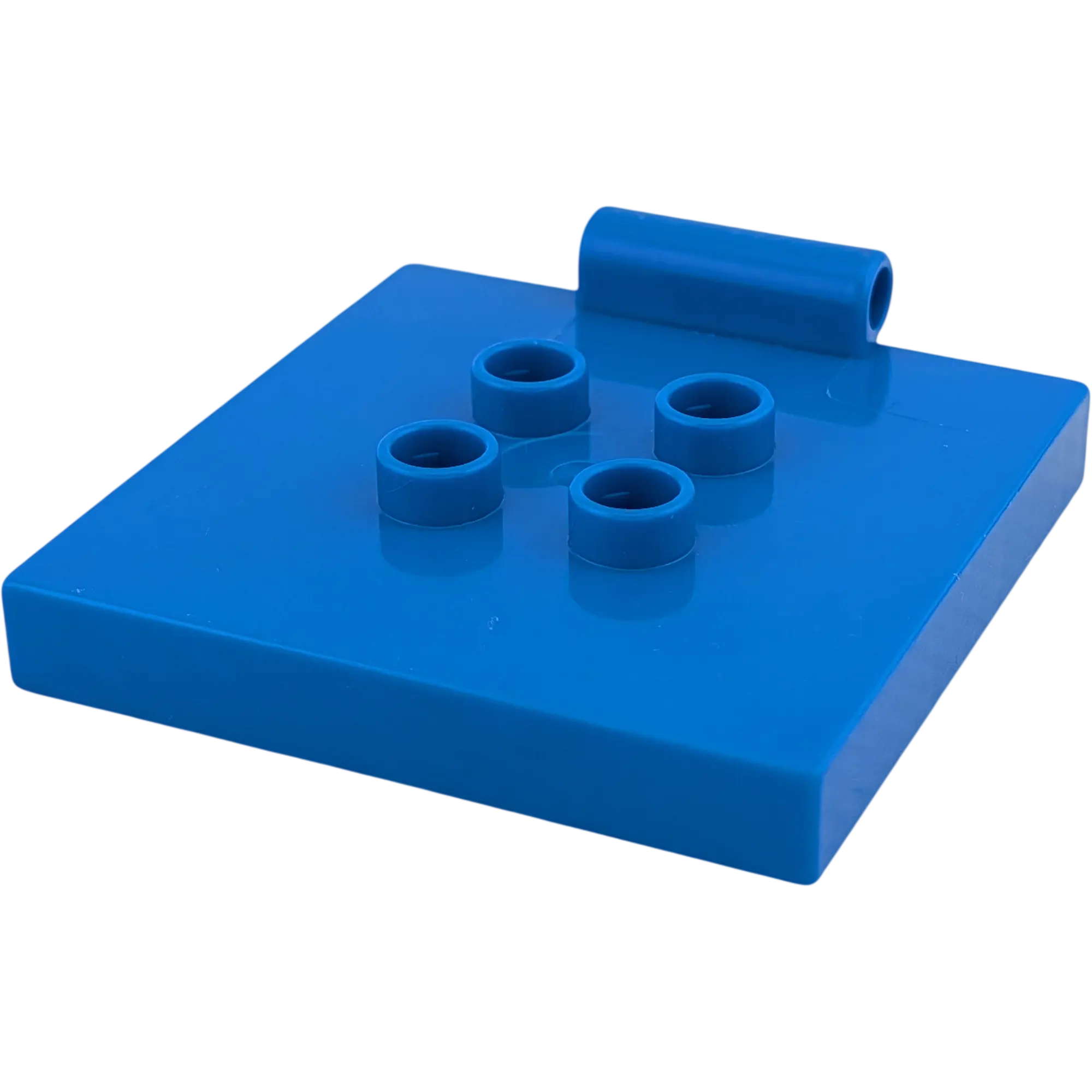 Lego Duplo 89465 Dunkelblau mit 4 Noppen in der Mitte und Scharnier für Kipp Aufsatz Auto Truck Container