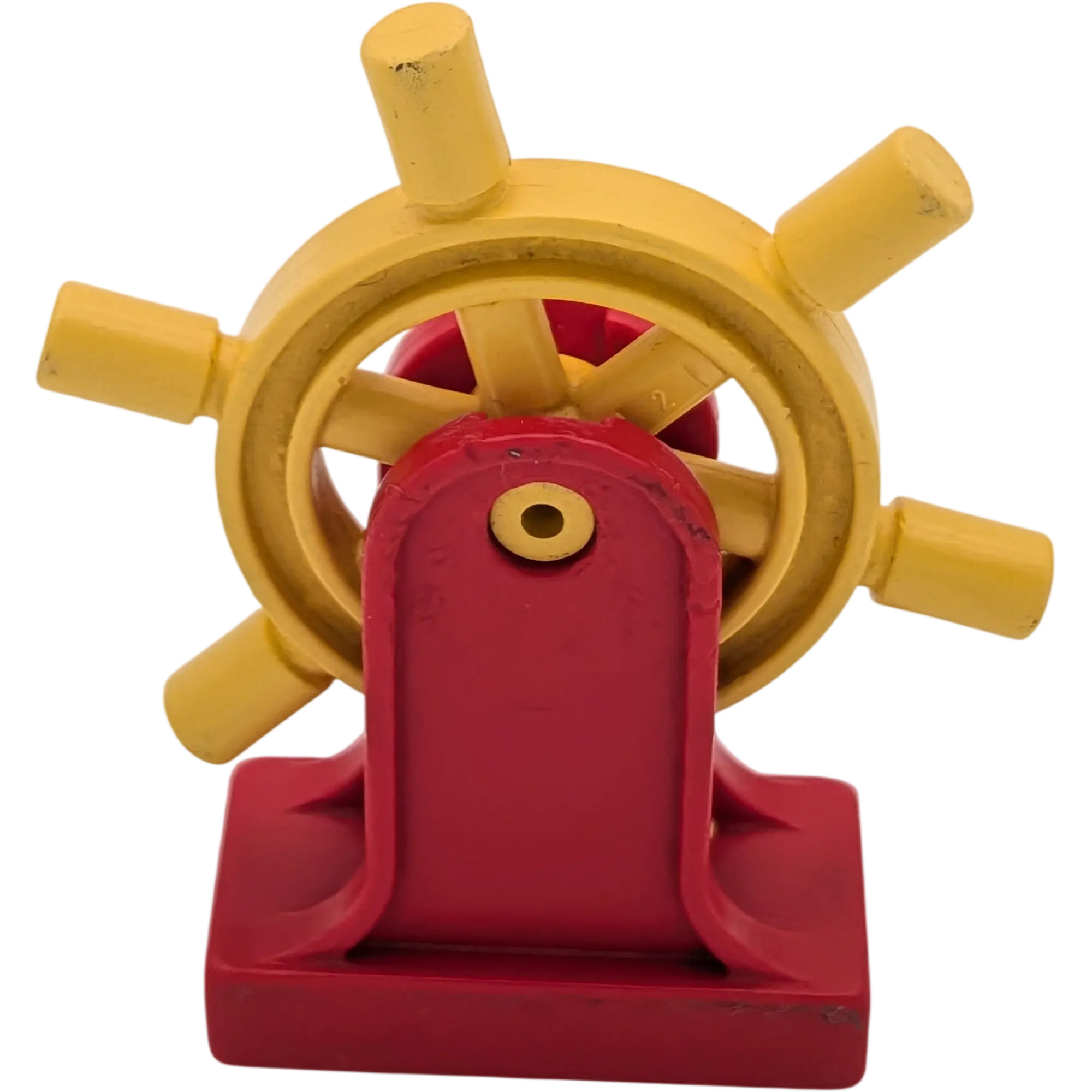 Lego Duplo 4657 Steuerrad Rot mit Lenkrad Gelb