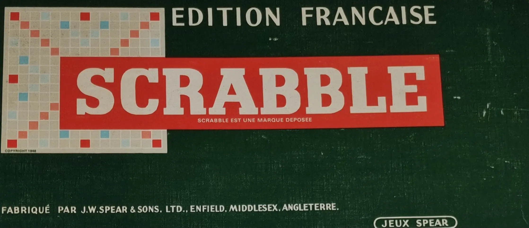 Jeux Spear Scrabble Edition Francaise 511006