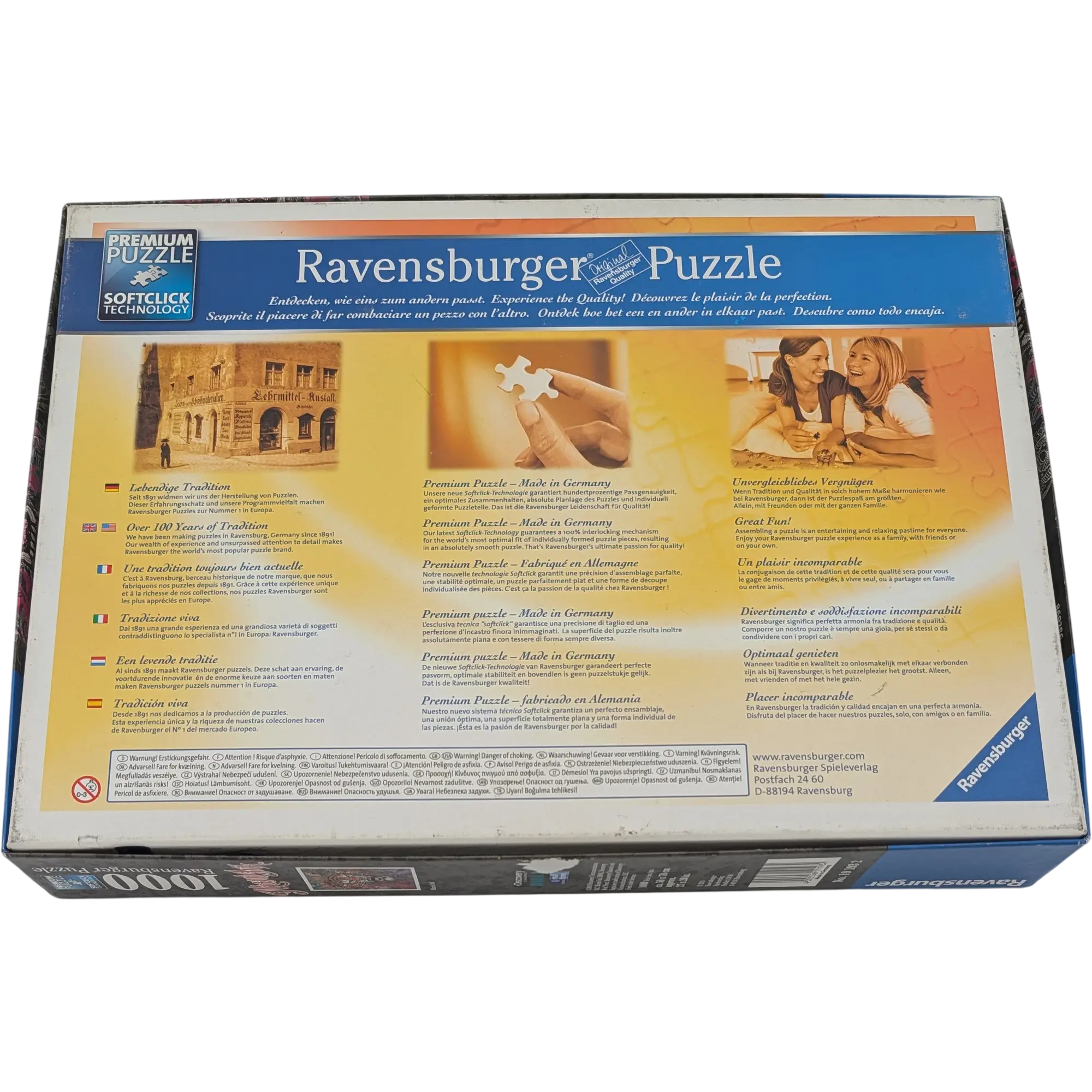 Ravensburger 1000 Teile Puzzle 191932 Miami Ink Tigerkopf