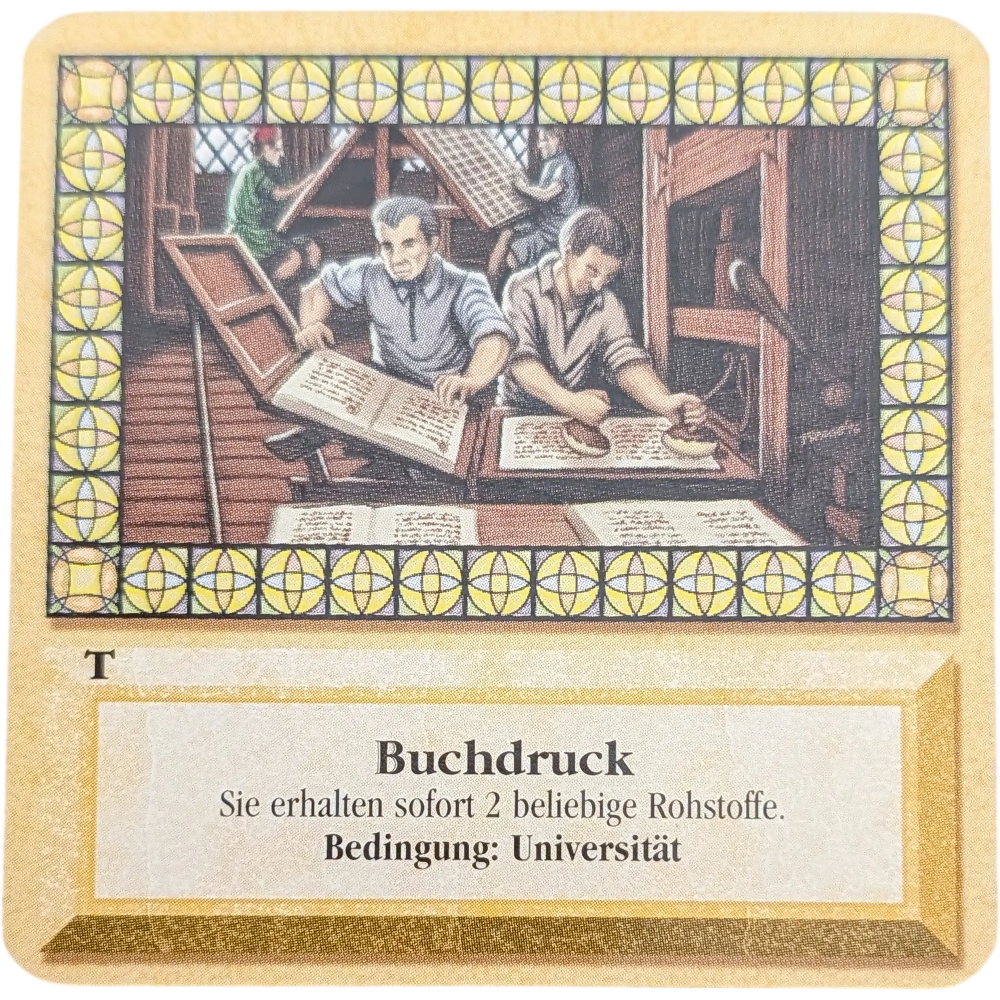 Kosmos Catan das Turnierset zum Kartenspiel Ersatzteile Karte Gold Buchdruck