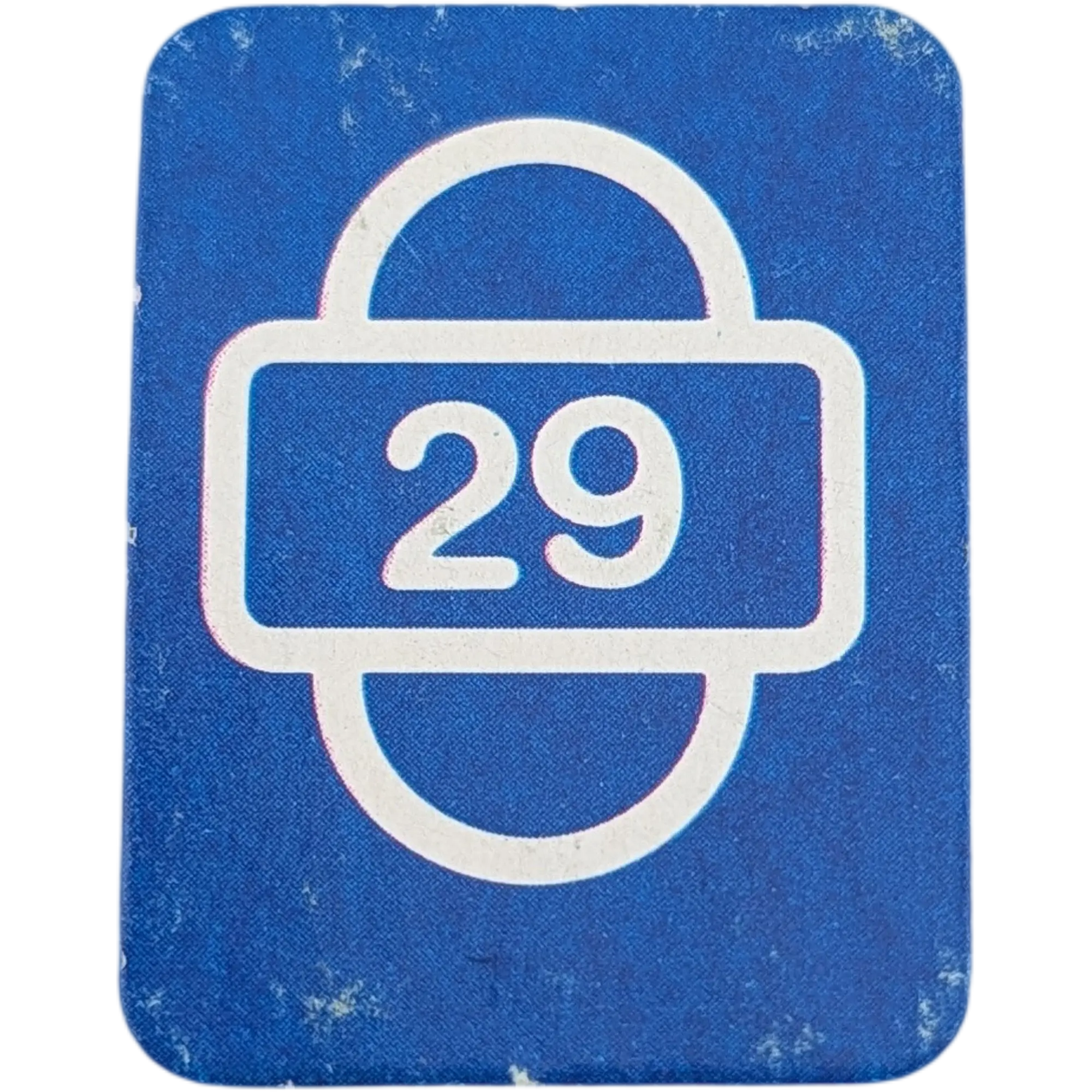Ravensburger Scotland Yard Ersatzteile Blau Startkarte Zahl Neunundzwanzig 29