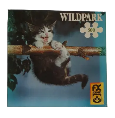 FX Schmid Wildpark Puzzle 500 Teile Kätzchen