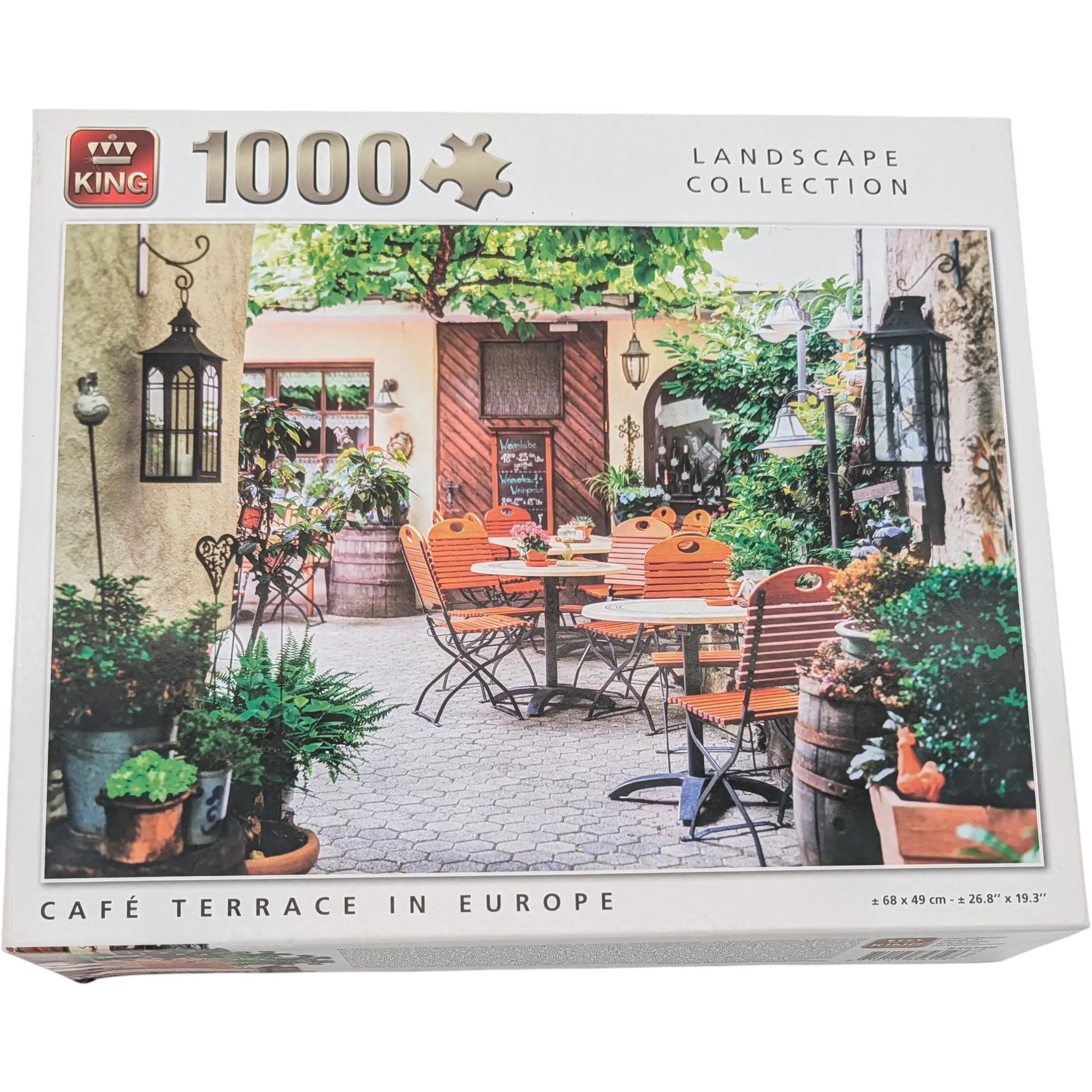 King Puzzle Comic Collection 1000 Teile 85614D Cafe Terrace