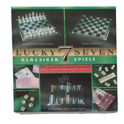 Lucky 7 Glas Spielesammlung