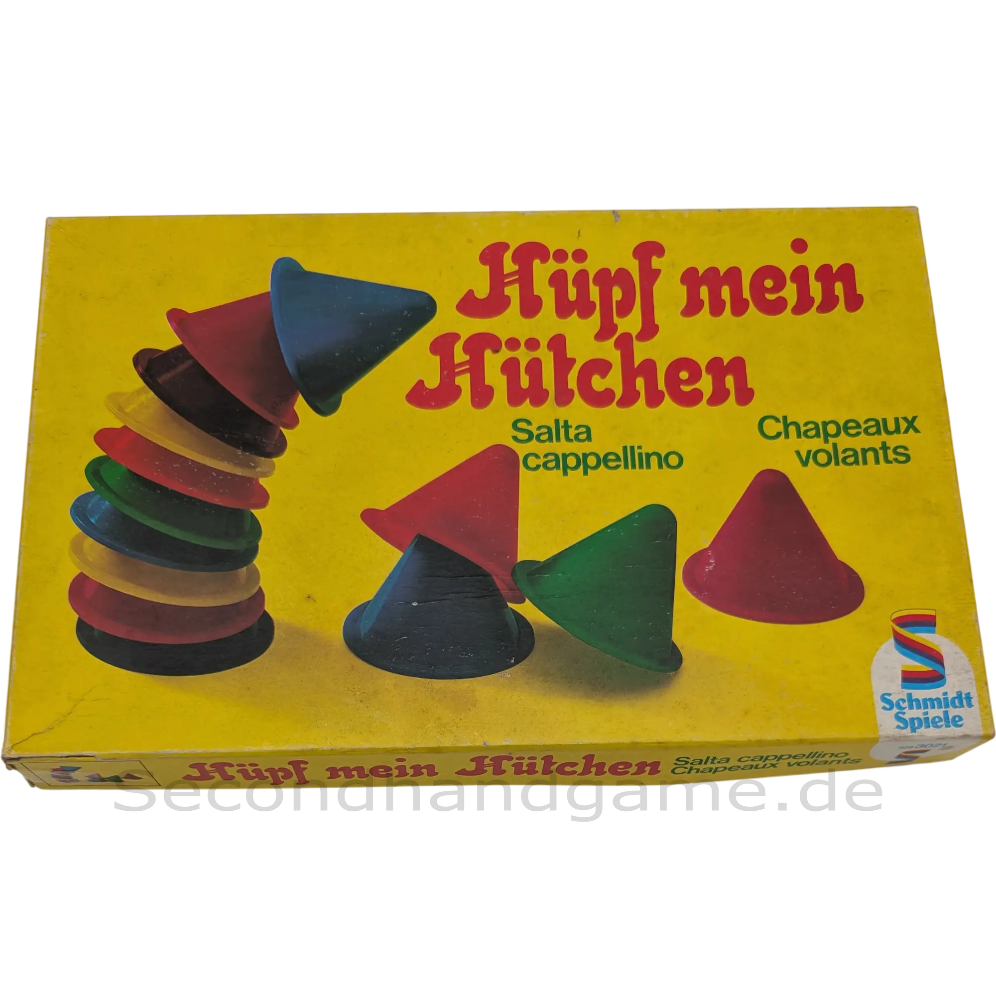 Schmidt Hüpf Mein Hütchen Hütchen-Spiel