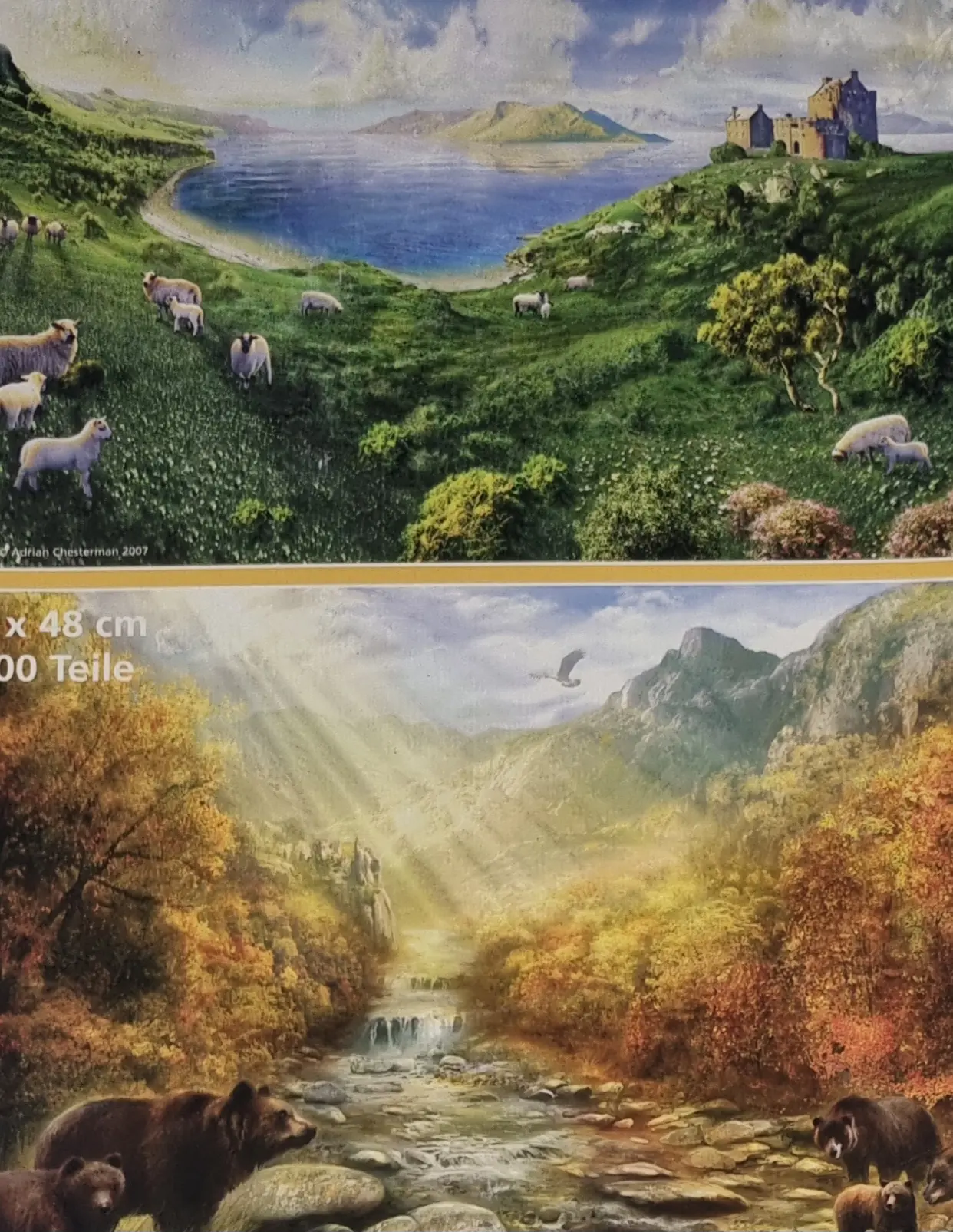 Weltbild Puzzle Edition 2x1000 Teile Scotland und Indian Summer