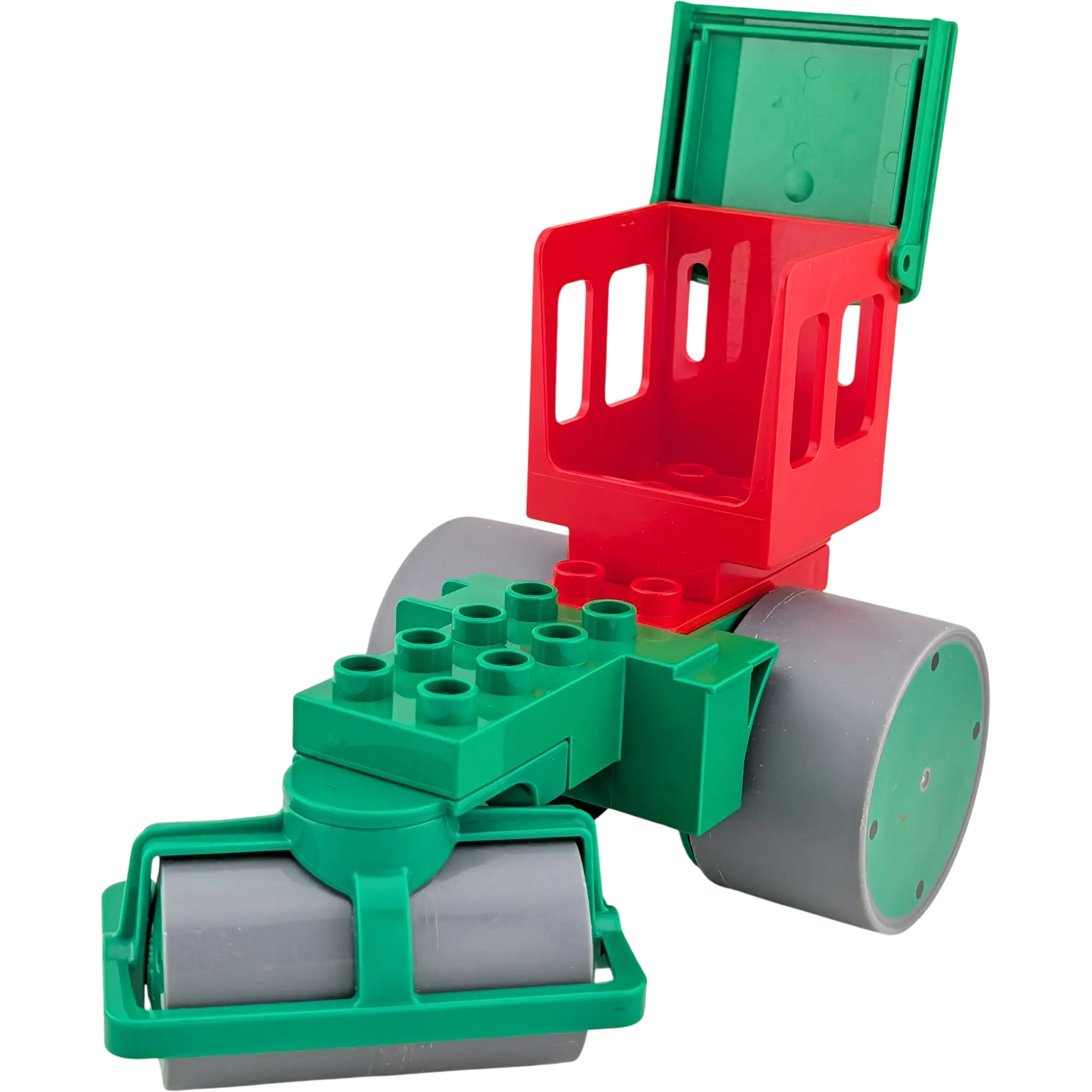 Lego Duplo 42250 Bau Fahrzeug Walze Bob der Baumeister Rollo Dunkelgrün Rot