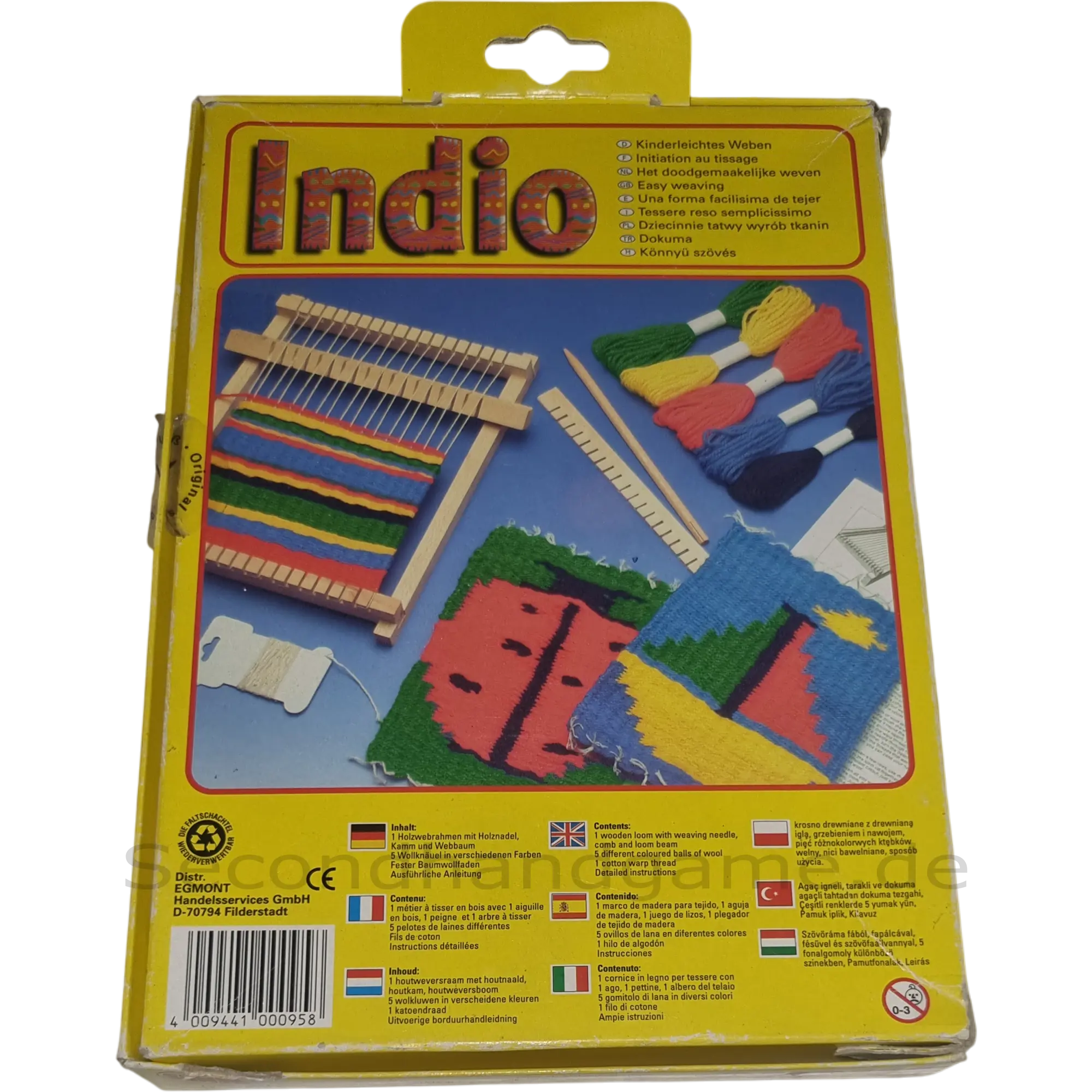 Remus Indio 11023 Webkasten mit Wolle ab 4 Jahren