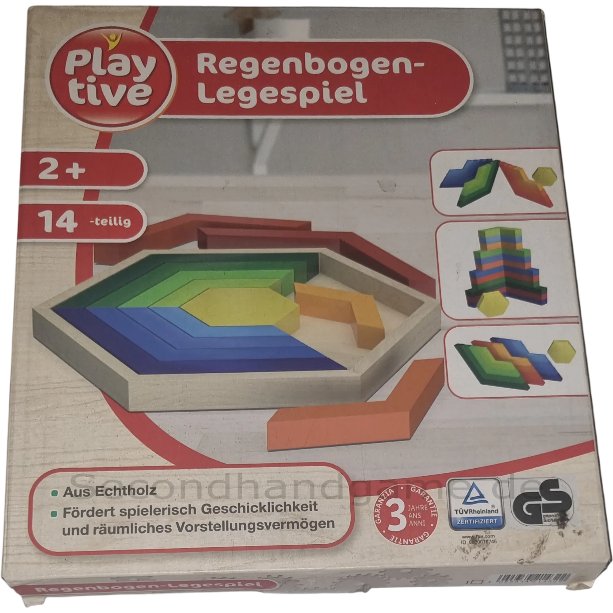 Playtive Regenbogen-Legespiel ab 2 Jahren Playtive Regenbogen-Legespiel ab 2 Jahren